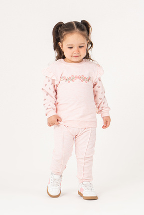 Mc mini clup ÇİÇEK DESENLİ MEVSİMLİK ALT ÜST TAKIM