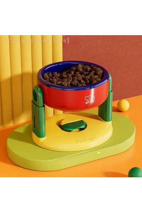 pet bowl Yüksekliği Ayarlanabilir, Vantuzlu, Kedi-Köpek Mama Kabı