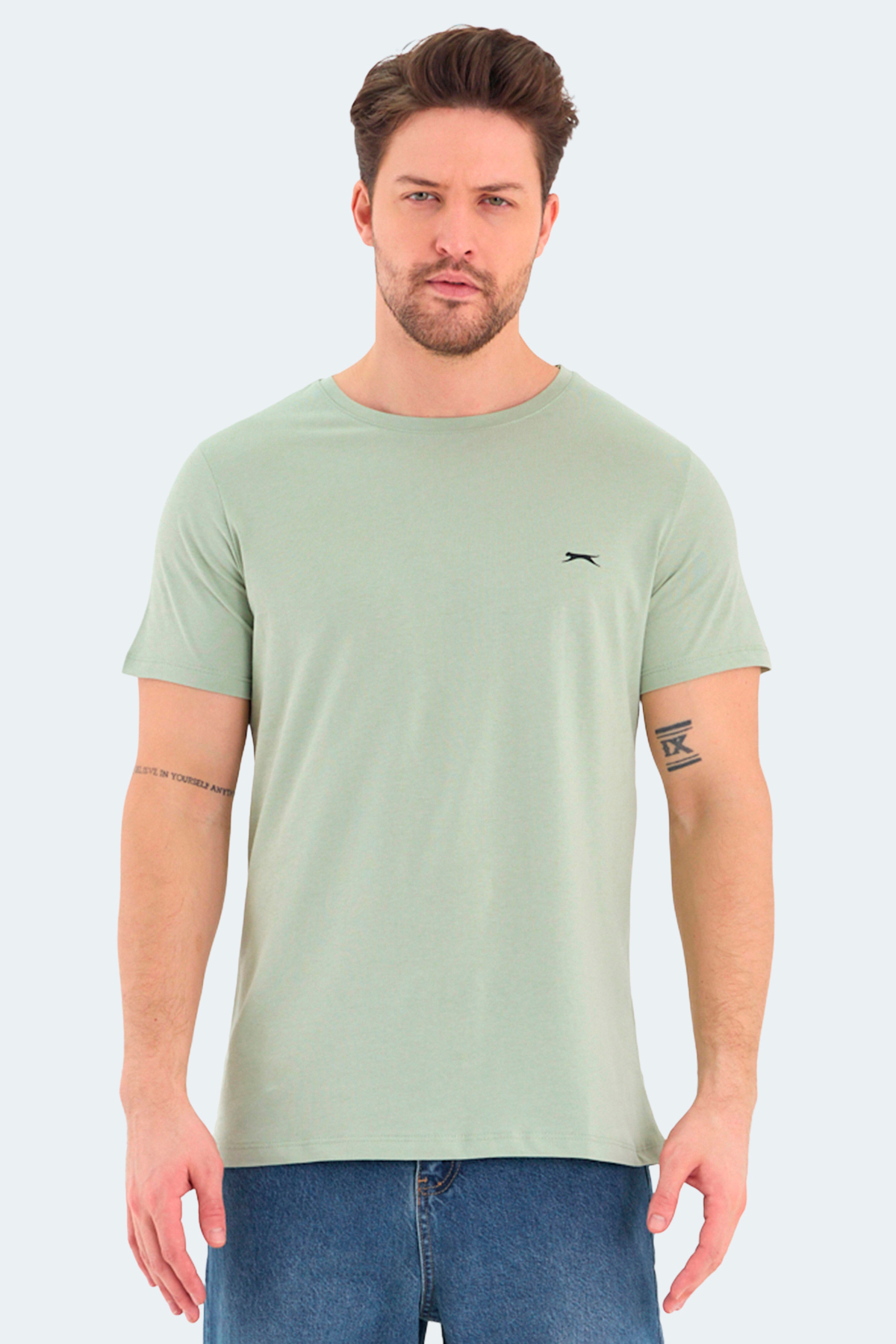 تی‌شرت مردانه ROSALVA مدل Aqua Green اسلازنگر تی شرت ورزشی Slazenger