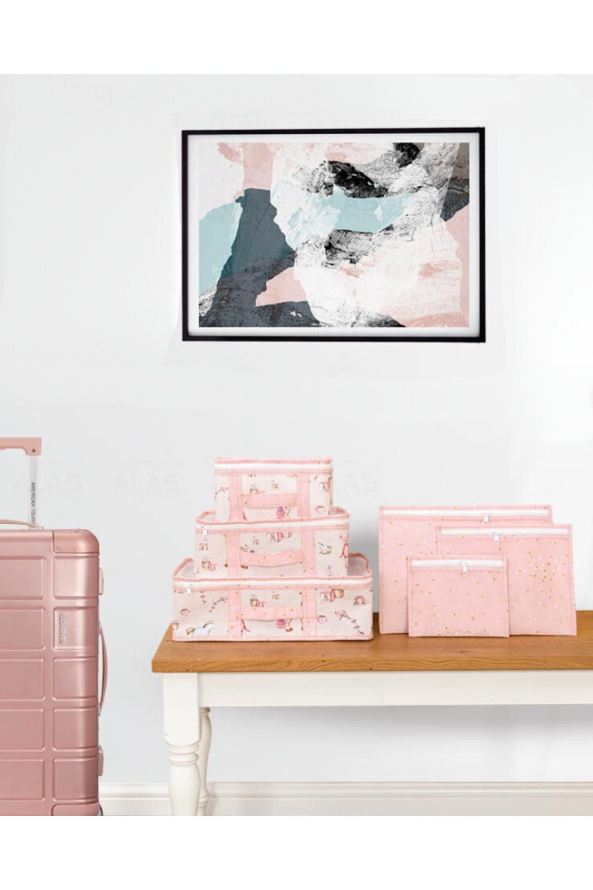 PONÇİK BEBEK Valiz Seyahat Bavul içi Düzenleme Doğum ÇantasıDüzenleme &2'li Çekmece Düzenleyici Akordiyon SET fotoğrafı 4 (önizleme)