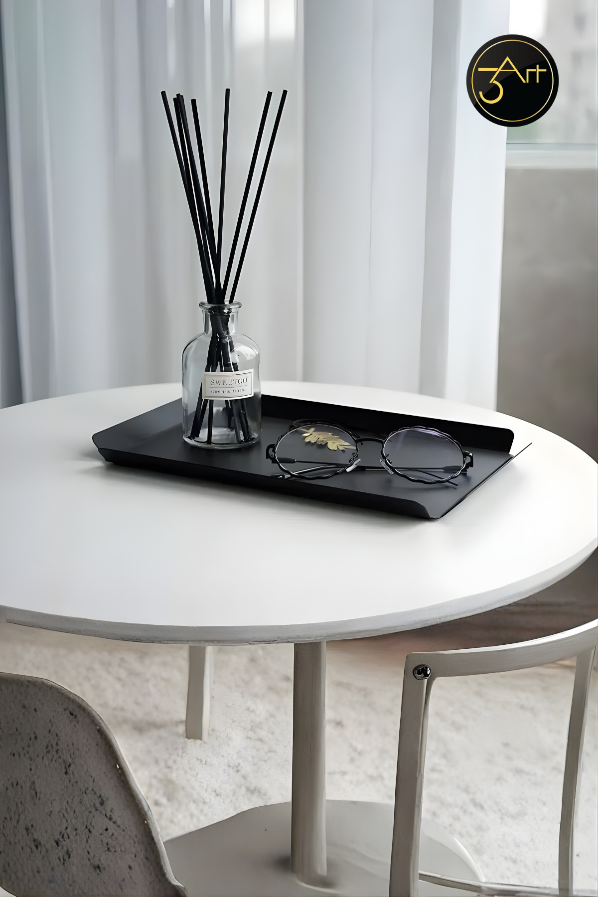 Modern Table Top Organizer Tray – Minimal Decor, Living Room & Office Accessory