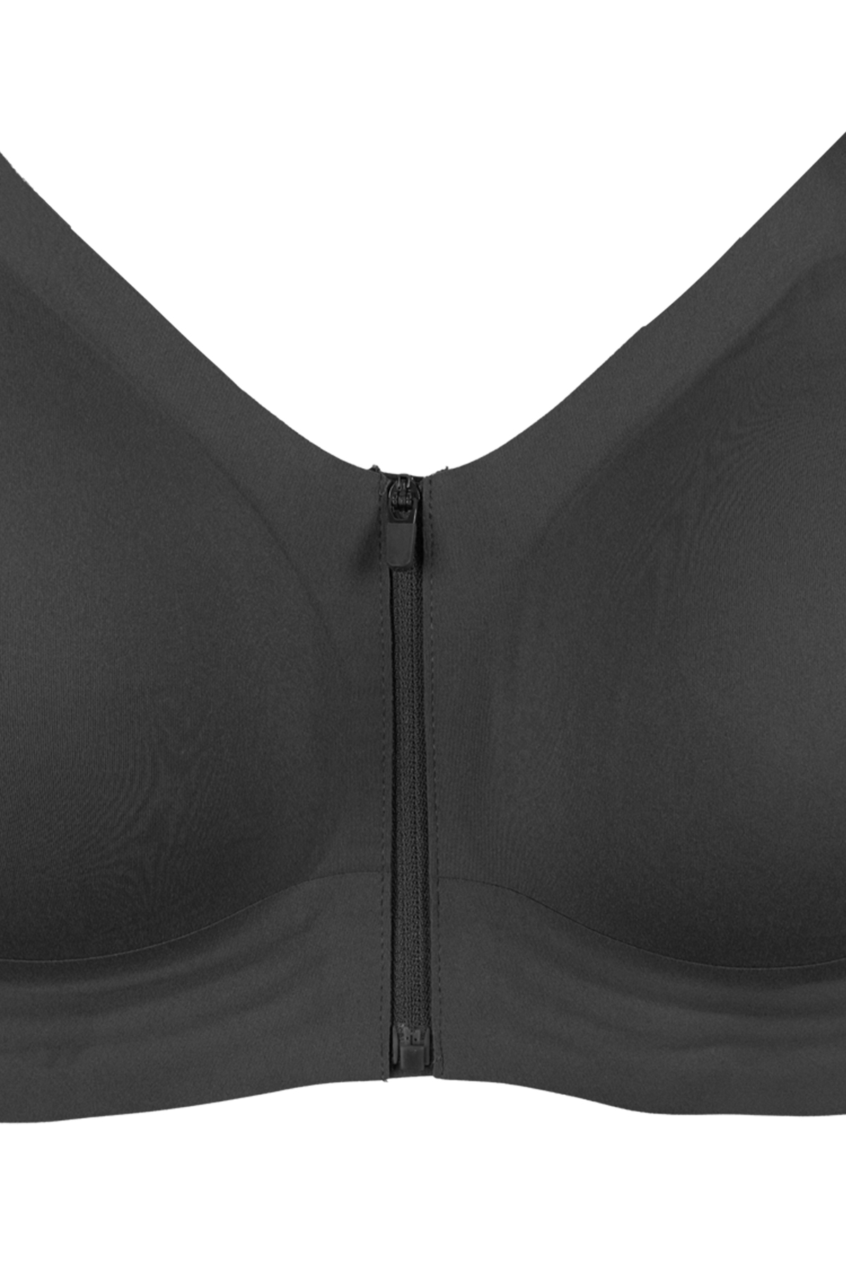 koza iç giyim  Kadın Büyük Beden (Battal) Önden Fermuarlı Dikişsiz Lazer Sütyen - Görsel 3