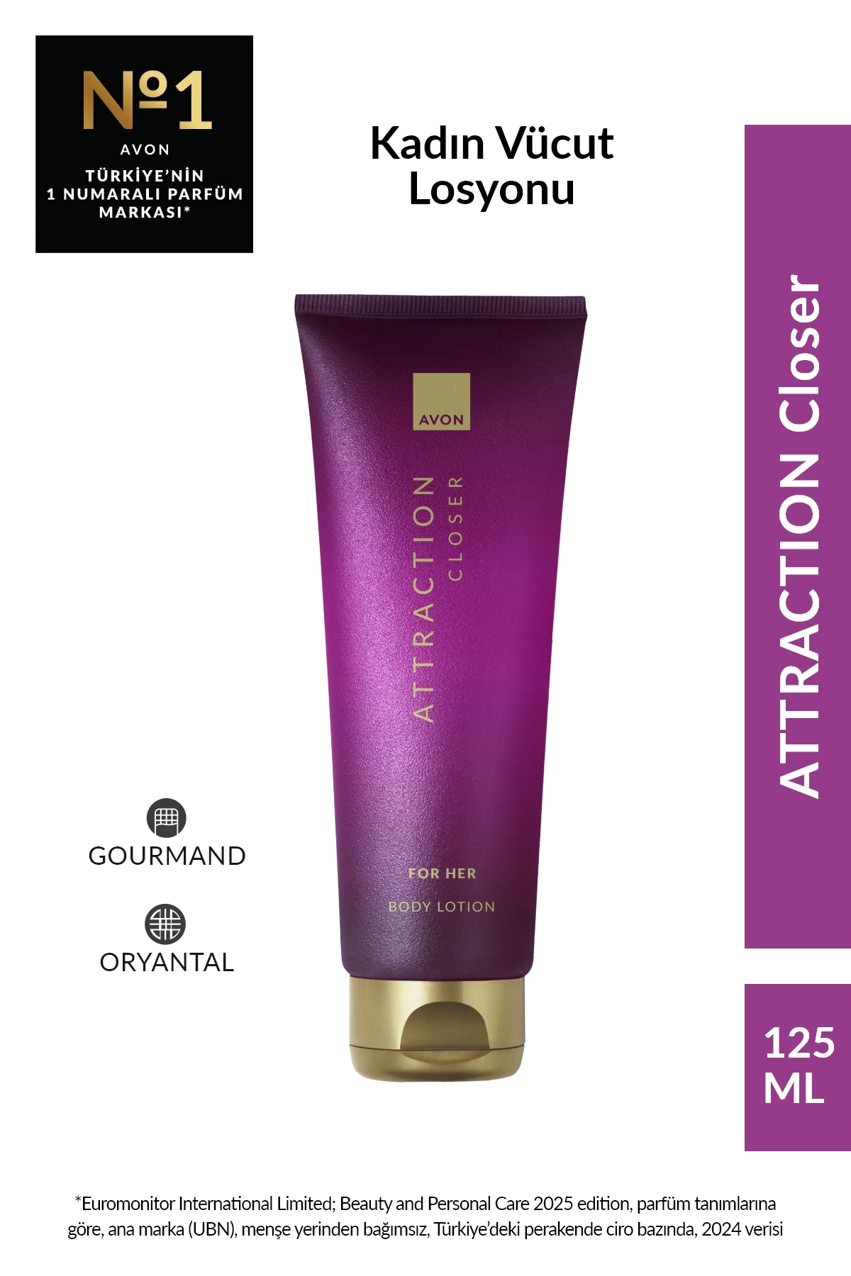 AVON Attraction Closer Kadın Vücut Losyonu 125ml — 1238375