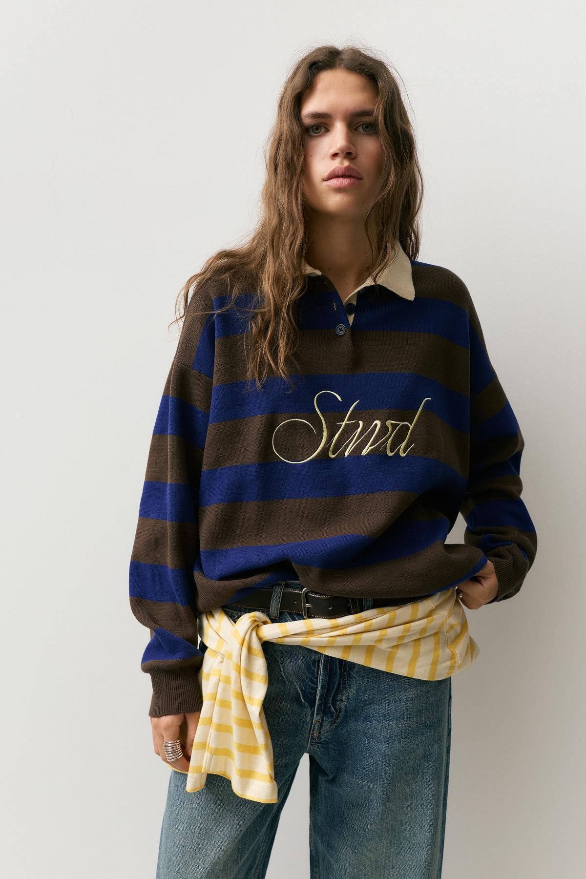 Pull & Bear  STWD örgü polo - Görsel 2