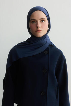 BE BLUE KOYU İNDİGO BAMBU PENYE ŞAL