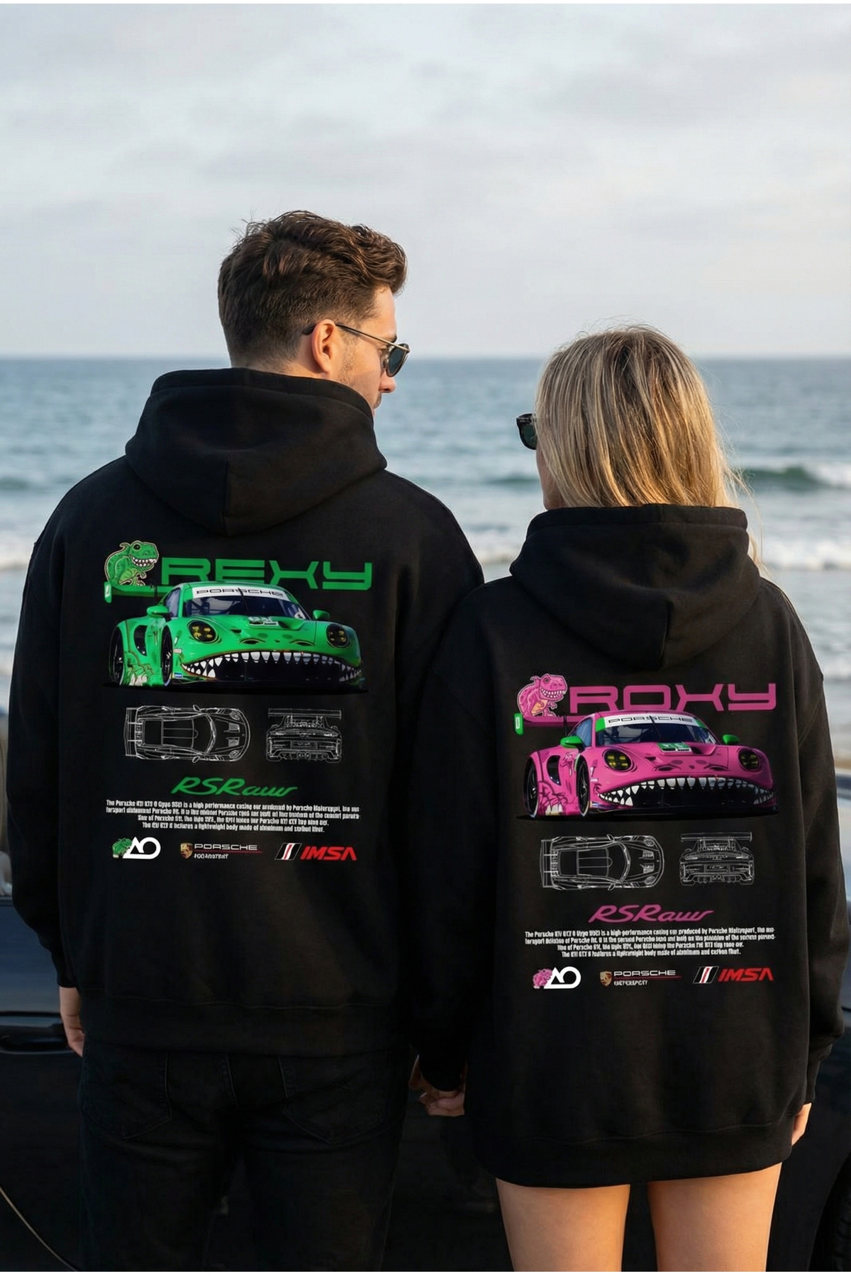 BRZ COLLECTION Unisex Oversize Sevgililer Günü Özel Sevgili Çift