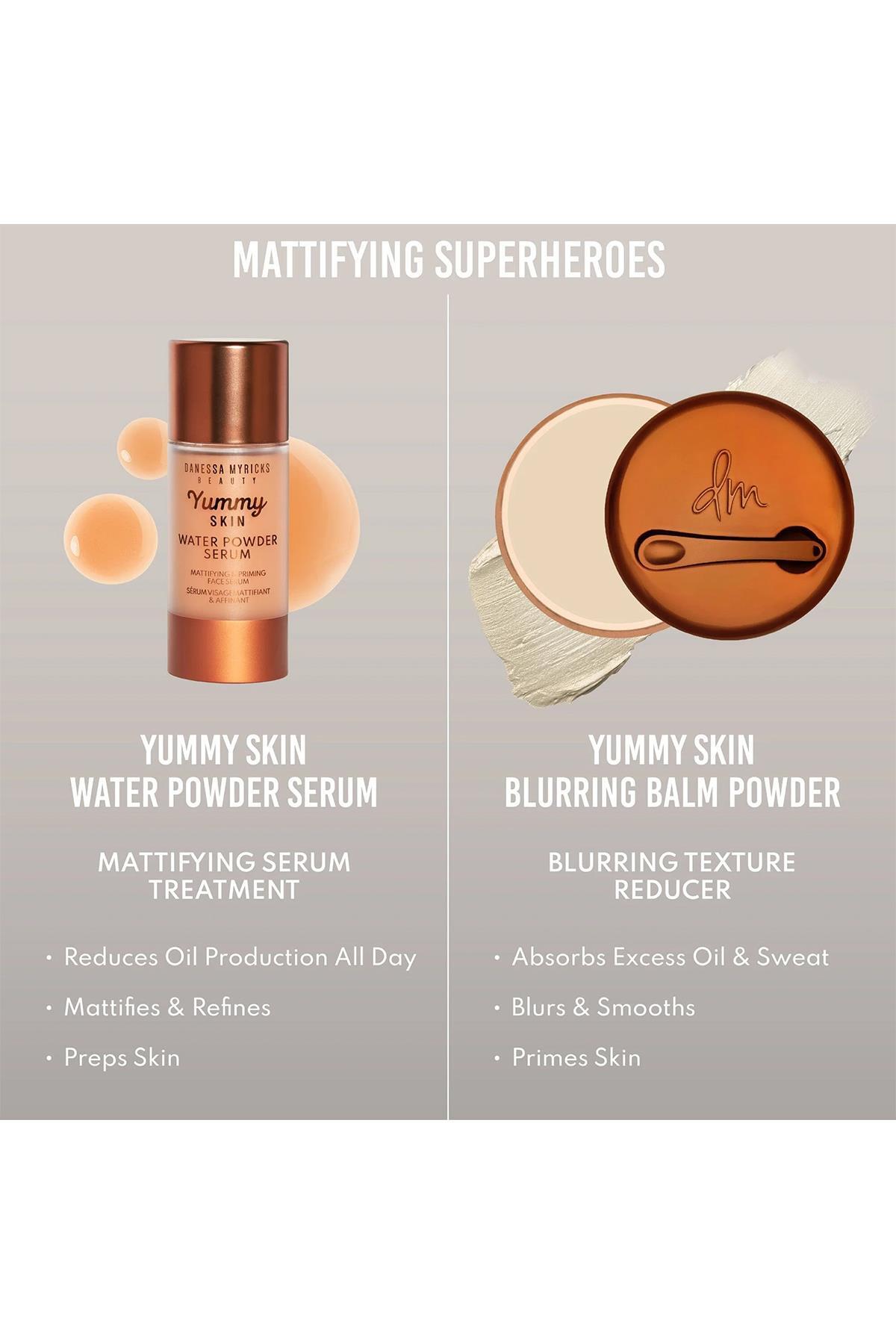 Yummy Skin Water Powder Serum Matlaştırıcı Makyaj Bazı 30ML — قهوه‌ای 810003365064 — تصویر 7 از 8