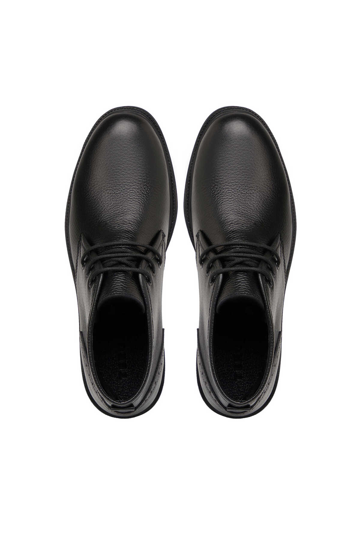 Tergan  Siyah Hakiki Deri Erkek Bot - E25K1BT57655-A23 - Görsel 5