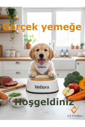 VETIORA Yavru Köpeklere İnsan Sınıfı Gerçek Anne Yemeği, 1 Kilogram İle 2 Kil...