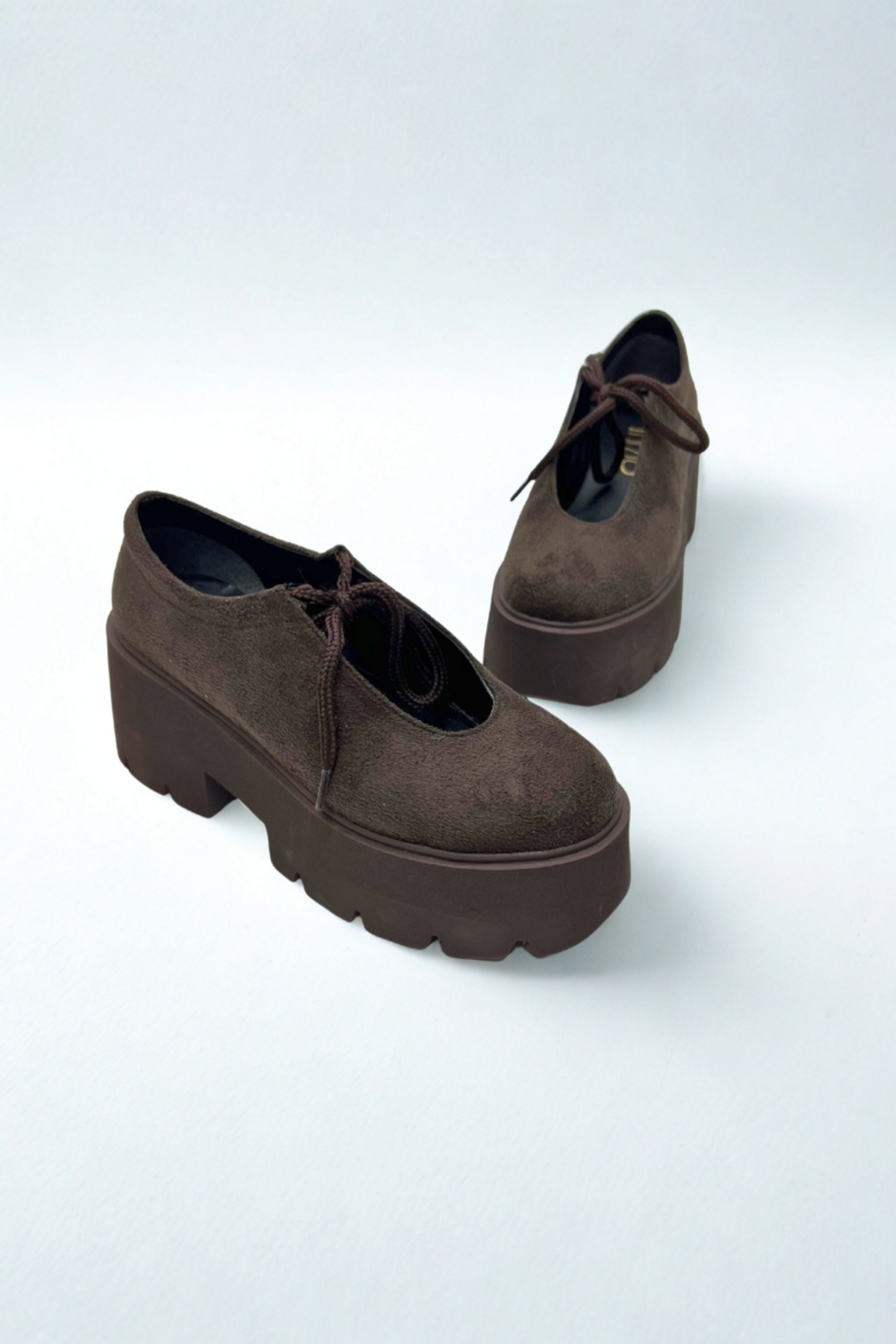 inizio Kahverengi Süet Kadın Loafer P9067 görsel 2