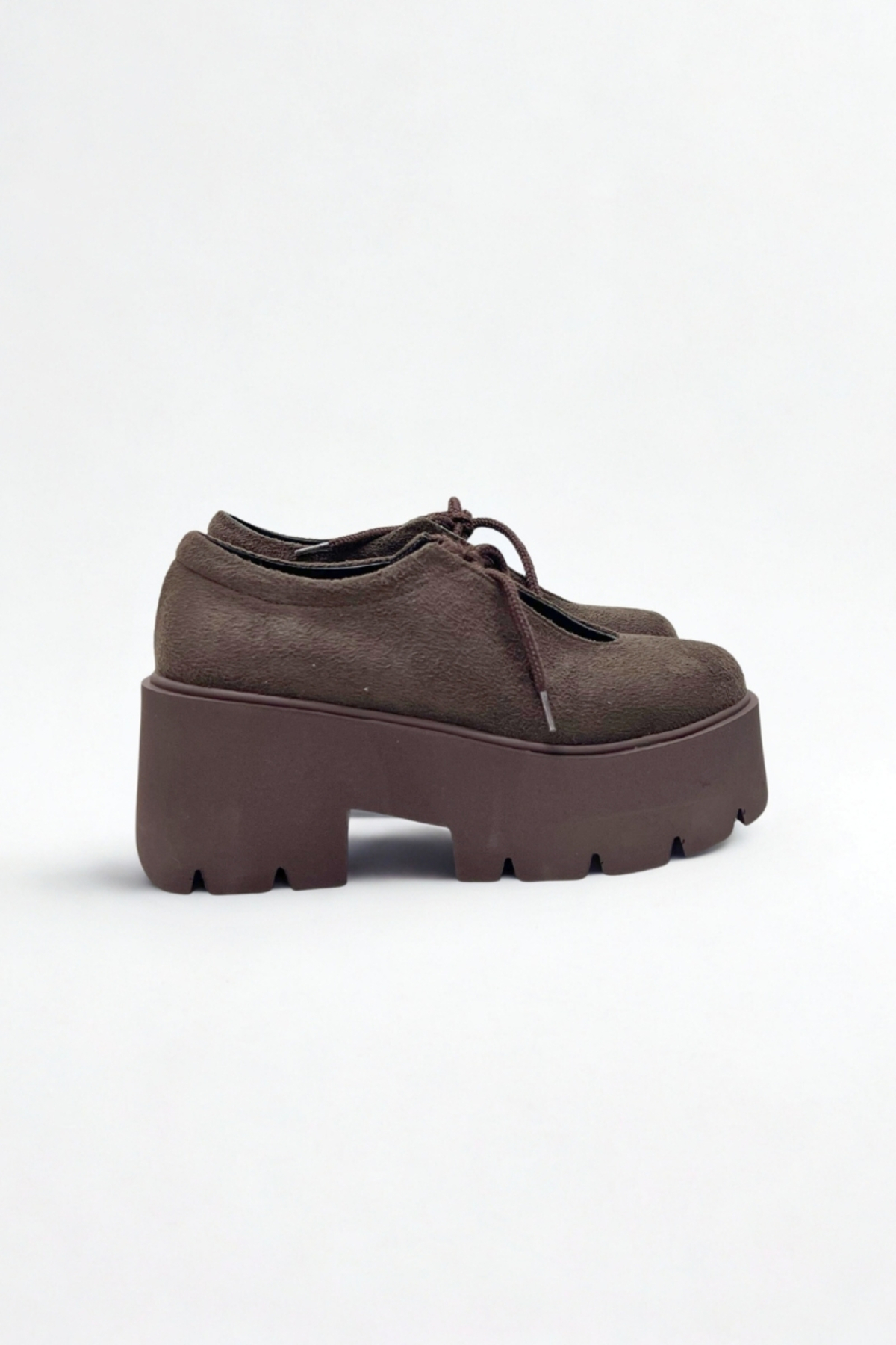 inizio Kahverengi Süet Kadın Loafer P9067 görsel 4