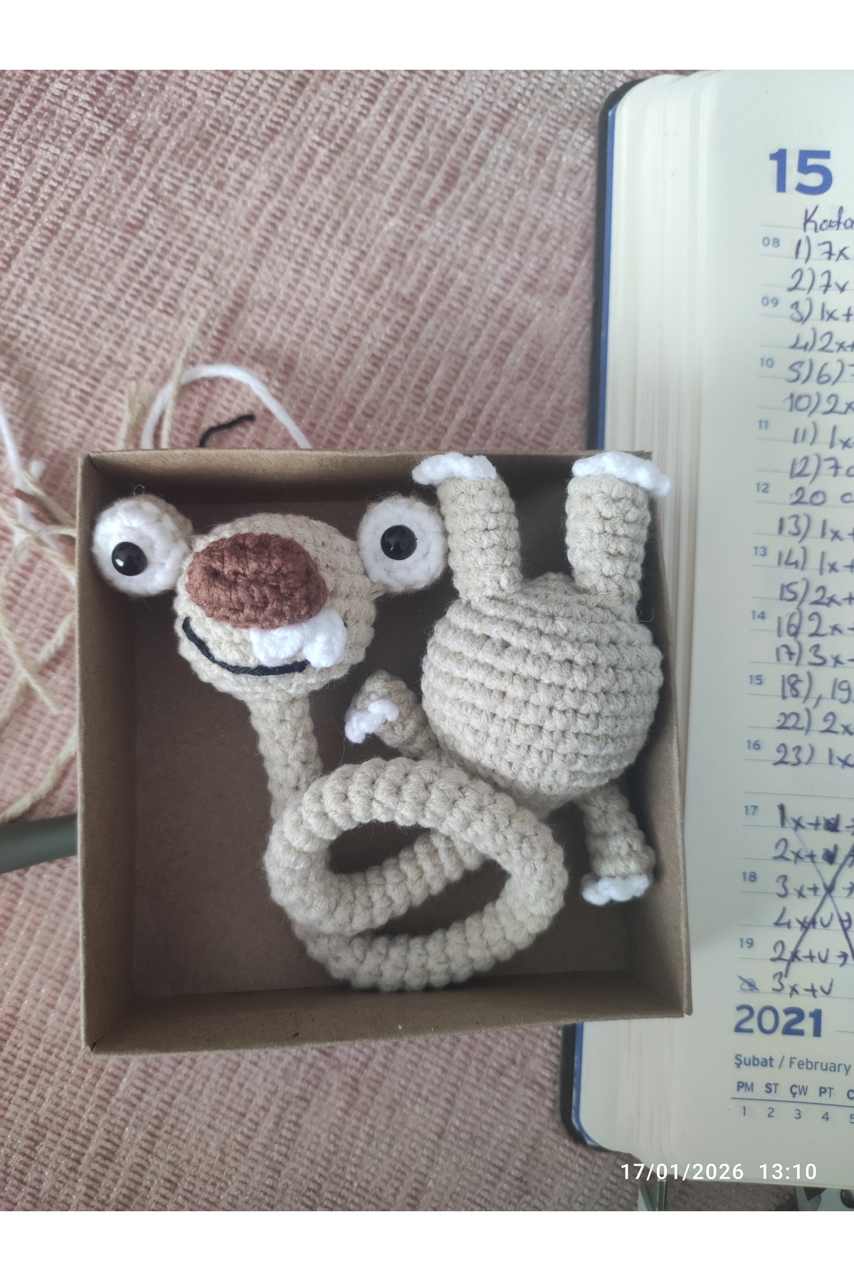 ELMASINEMEĞİ Amigurumi sid çanta aksesuarı TELSİZ fotoğrafı 4 (önizleme)