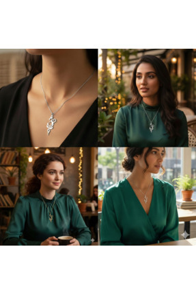 buğrahayalin Nefes Kolye | Sanskrit Breathe Sembolü 925 Ayar Gümüş Minimalist...