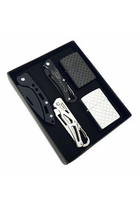 SürLaz Sevgililer Günü Özel Koleksiyon Seti 3 Cep Çakısı 2 Figürlü Benzinli Ç...