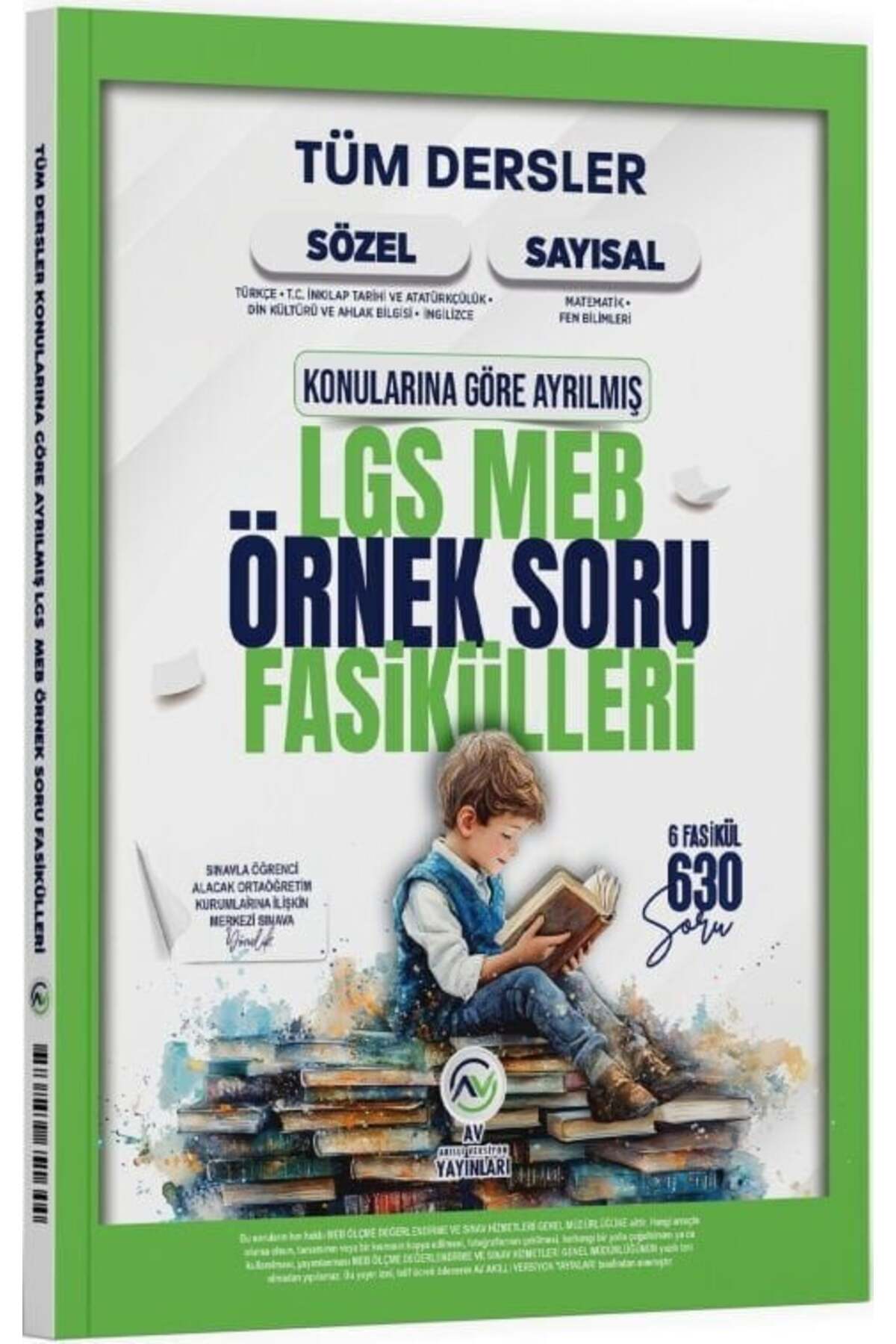 AV YAYINLARI LGS Tüm Dersler MEB Örnek Soru Fasikülleri - Fiyatı