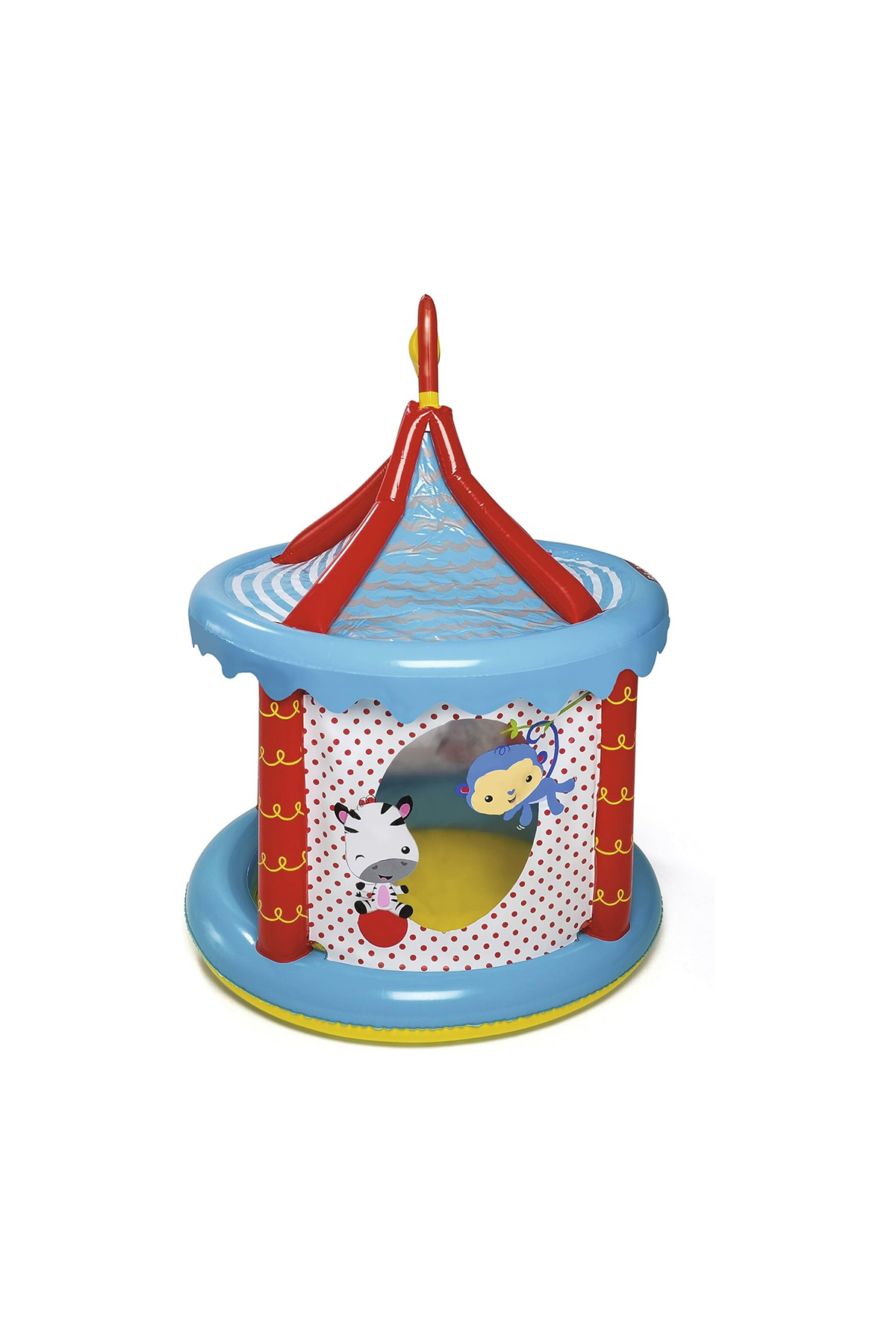 direkstoktan Sirk Şeklinde Şişme Çadır Şişme Tabanlı Oyun Evi / Inflatable Circus Play Tent for Kids fotoğrafı 5 (önizleme)