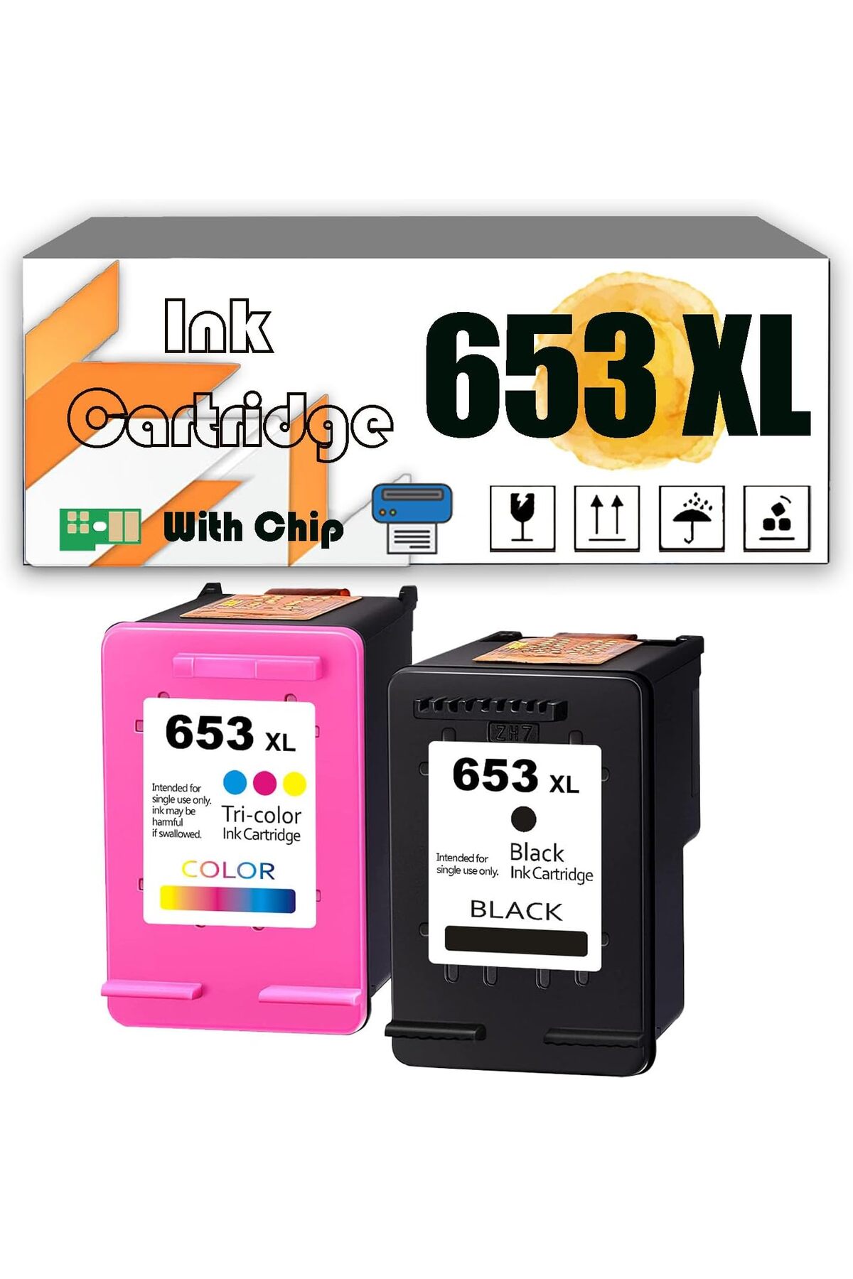 HP 653XL DeskJet Plus Ink Advantage 6075/4276/2875 YÜKSEK KAP. MUADİL ...