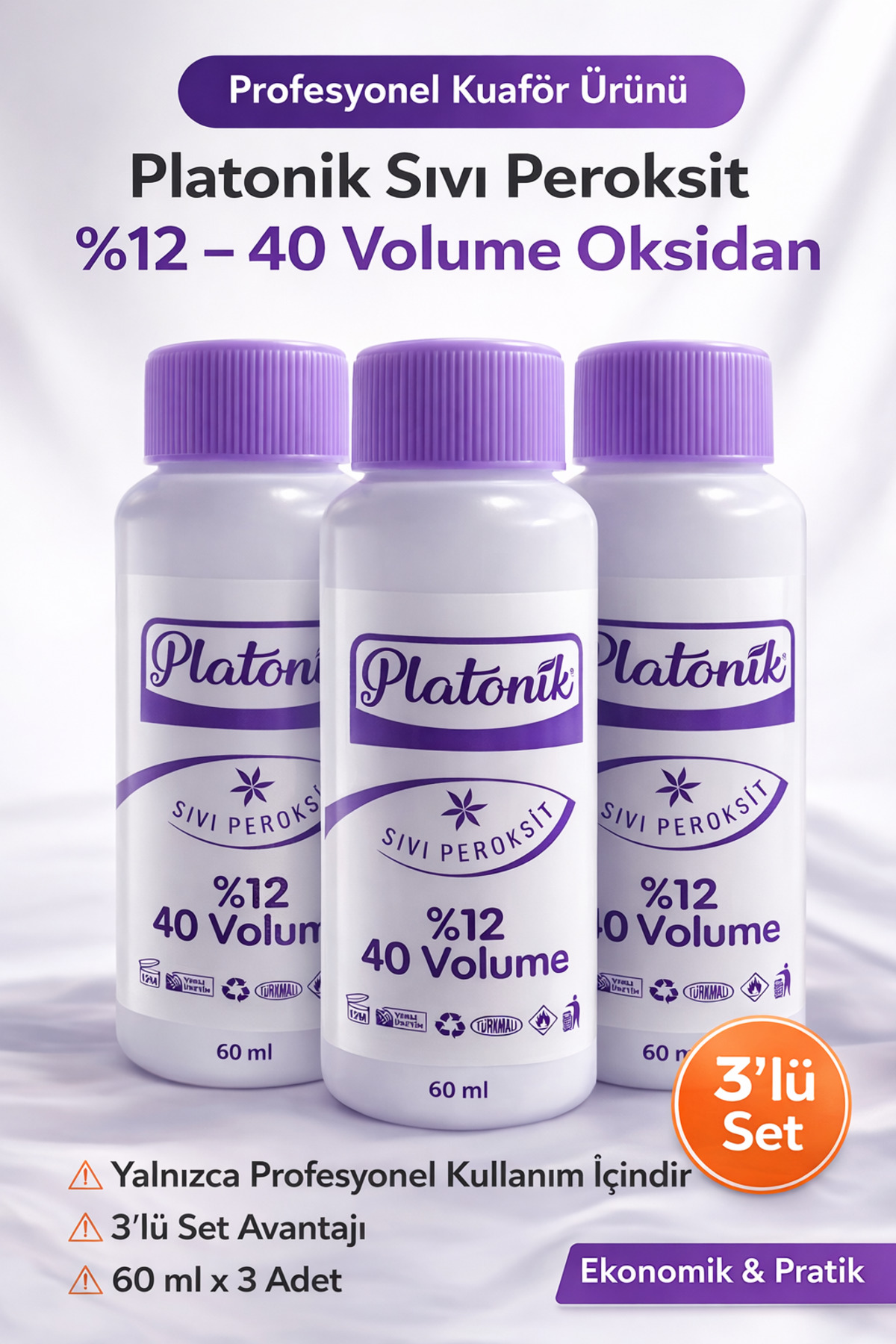 Platonik Boya Açıcı %12 -40 Volume 3 Lü Set — 92736282286