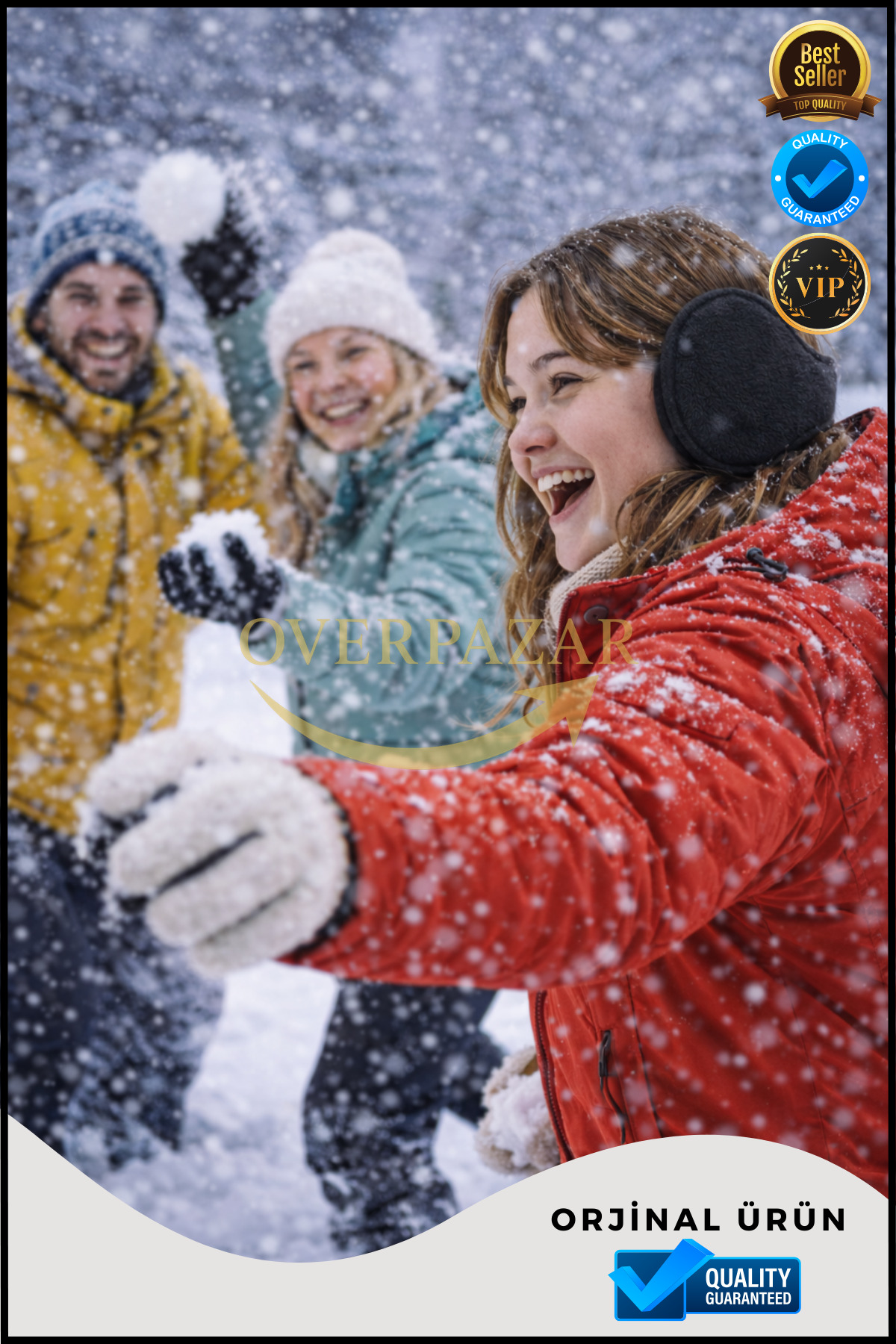 Overbazaar Kışlık Polar Kulak Isıtıcı | Soğuk ve Rüzgâr Koruyucu | Günlük, Kayak, Kamp ve Outdoor Kullanım görsel 5