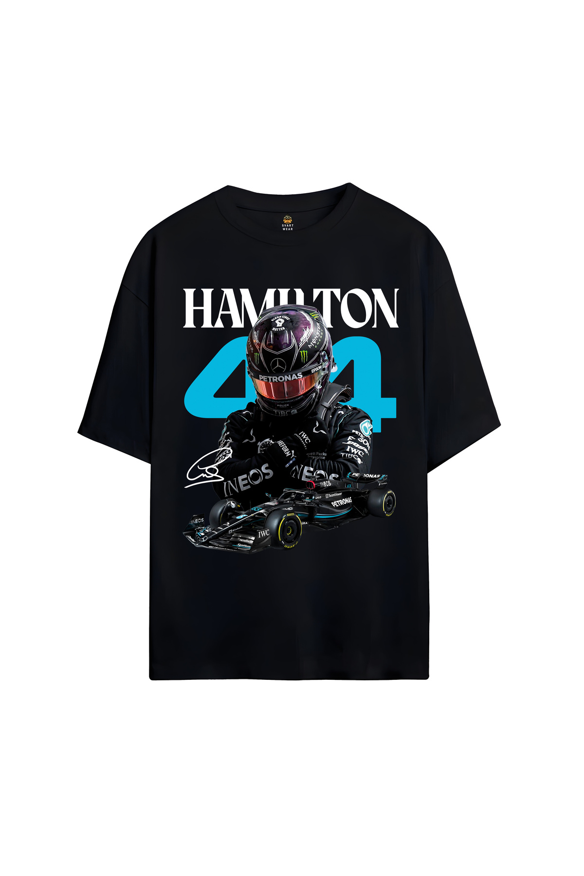 Lewis Hamilton Printed Oversize T-Shirt