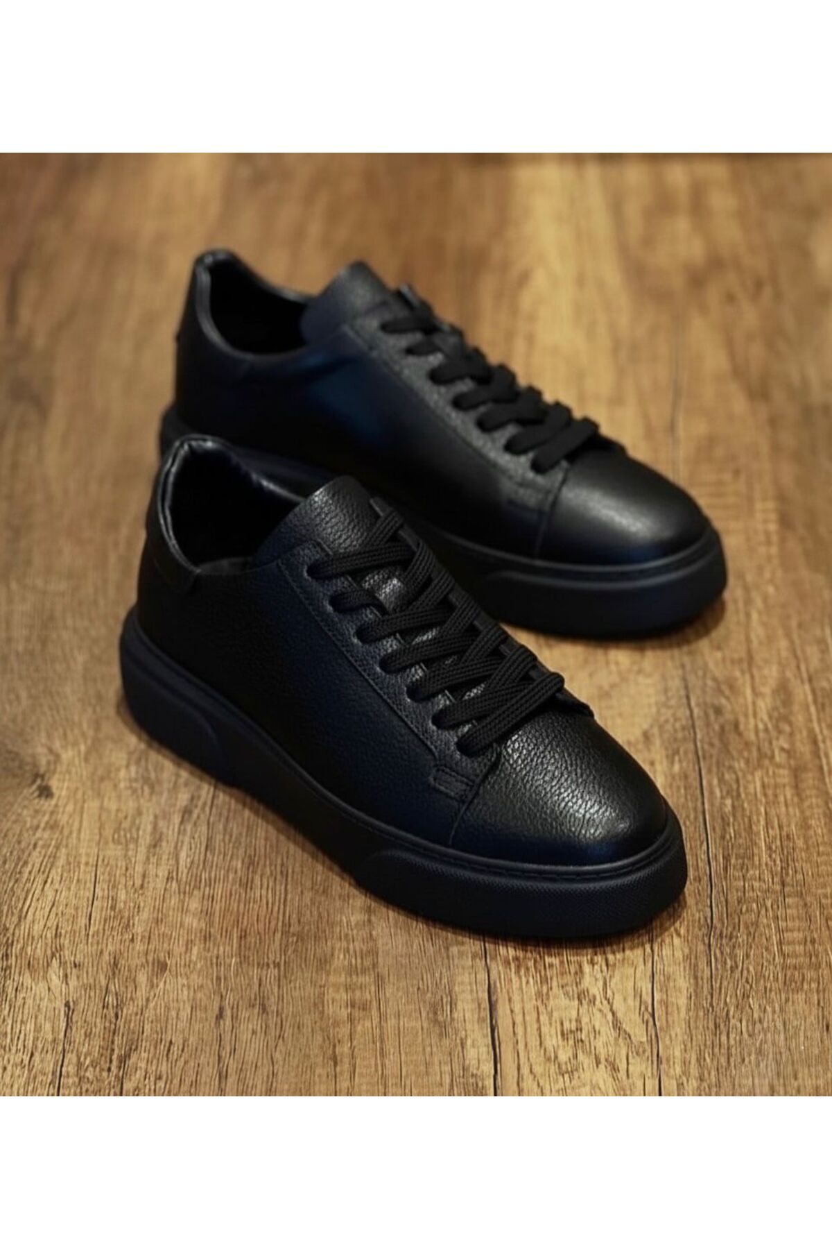 Taşpınar Ayakkabı %100 Hakiki Deri Ortopedik Hafif Erkek Rahat Günlük Hafif Terletmez Büyük Numara Sneaker Ayk. 37-50 görsel 2