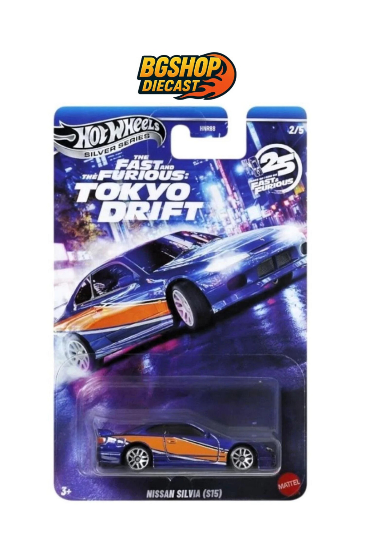 HOT WHEELS Fast & Furious Tokyo Drift NISSAN SILVIA (S15) - Nissan