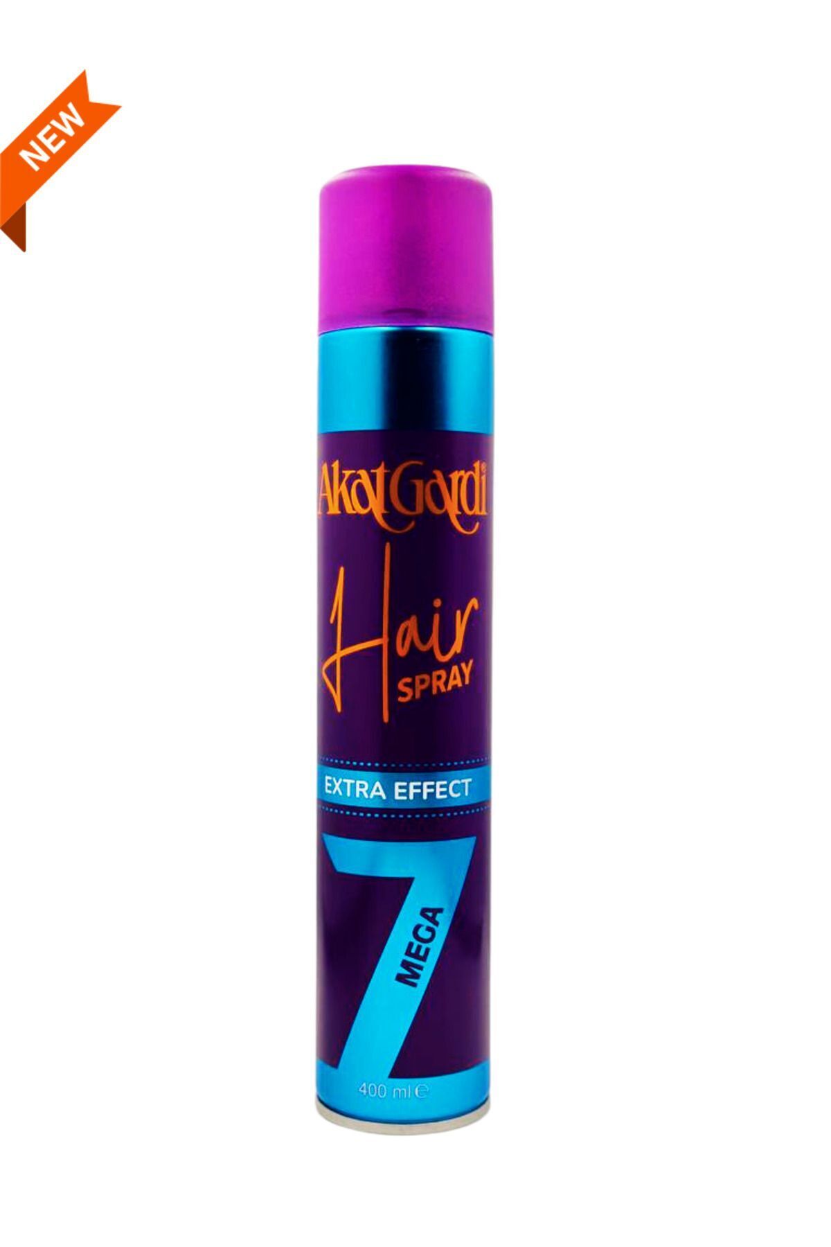 MEGA 7 Extra Effect Saç Spreyi Unisex 400 ml — Mor — تصویر 3 از 3