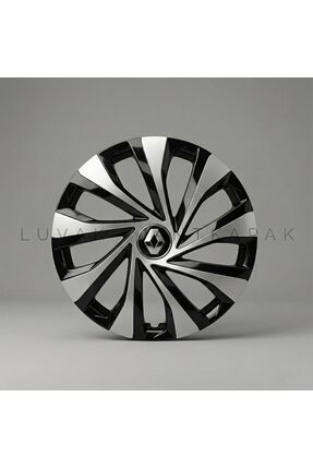 luvak RENAULT Clio Uyumlu JantKapağı - 16 İnç - 1 Takım (4 adet) - Çelik görü...