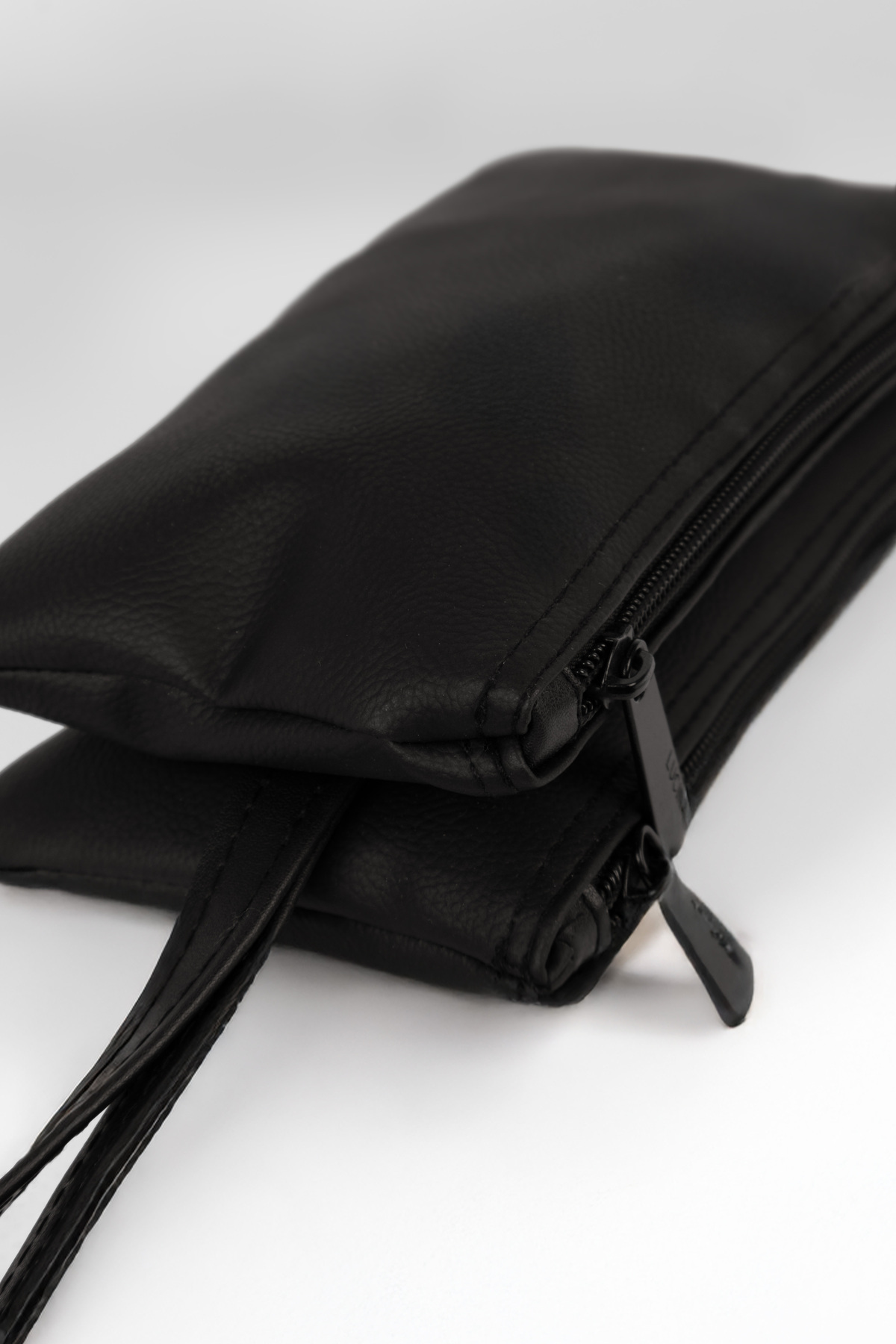 westbag Unisex Siyah Çift Bölmeli Fermuarlı Günlük El Çantası görsel 5