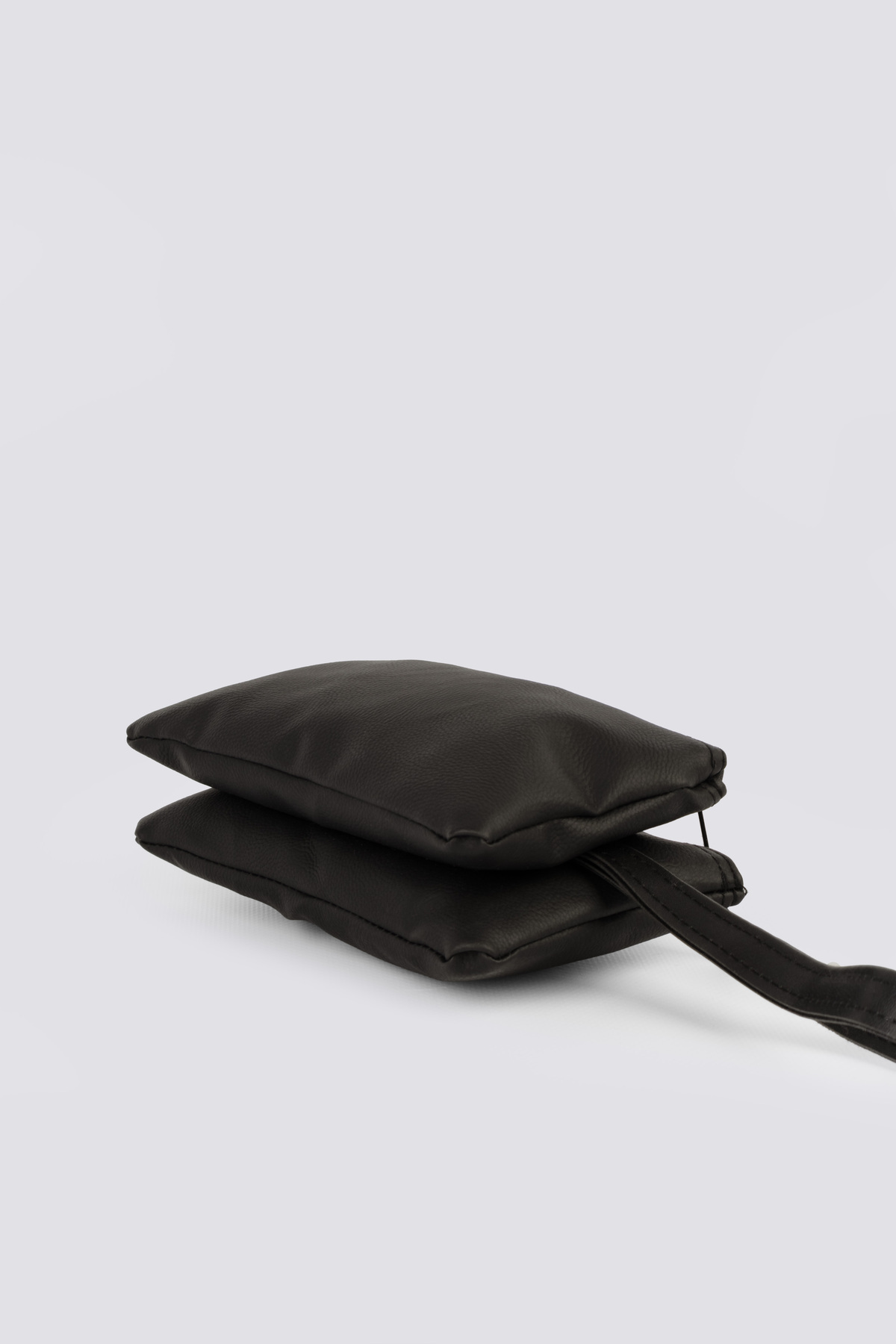 westbag Unisex Siyah Çift Bölmeli Fermuarlı Günlük El Çantası görsel 4