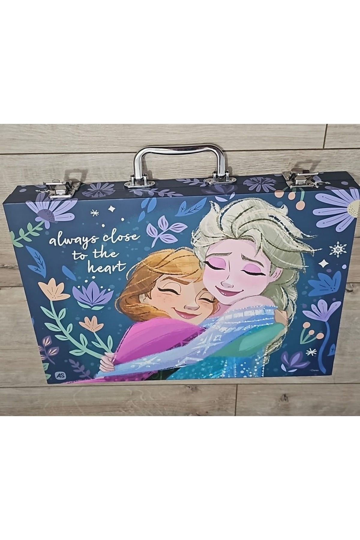 LunaDefano Frozen Temalı 100+ Parça Sanat Seti Metal Çanta