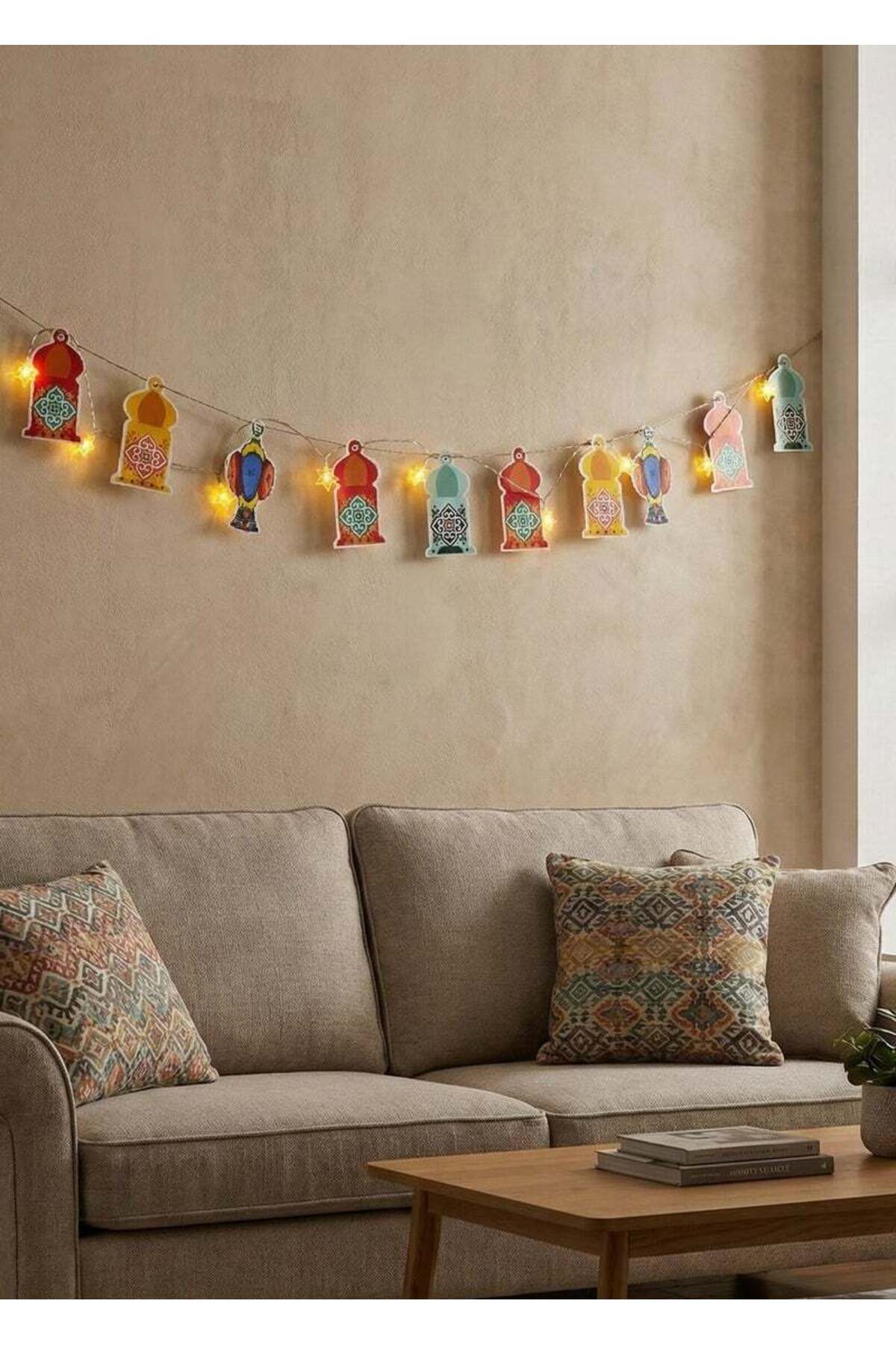 Fun Moment إضاءة حبلية - زينة رمضانية ملونة تضفي الدفء على منزلك