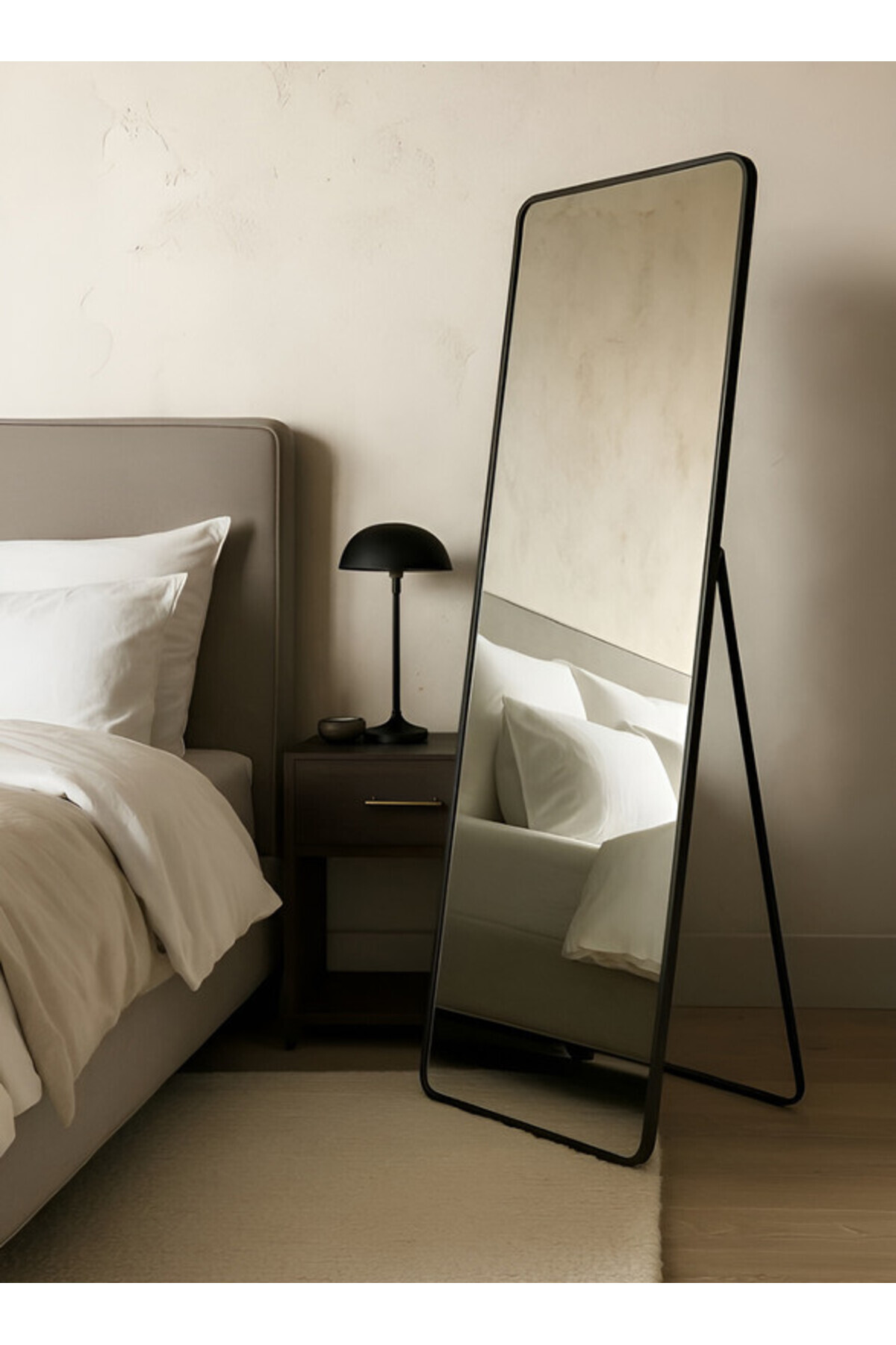 مرآة كبيرة بتصميم أنيق 160×50 سم - مرآة كاملة الطو...