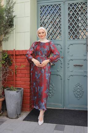 ELİFİMTESETTÜR Boydan Piliseli Elbise