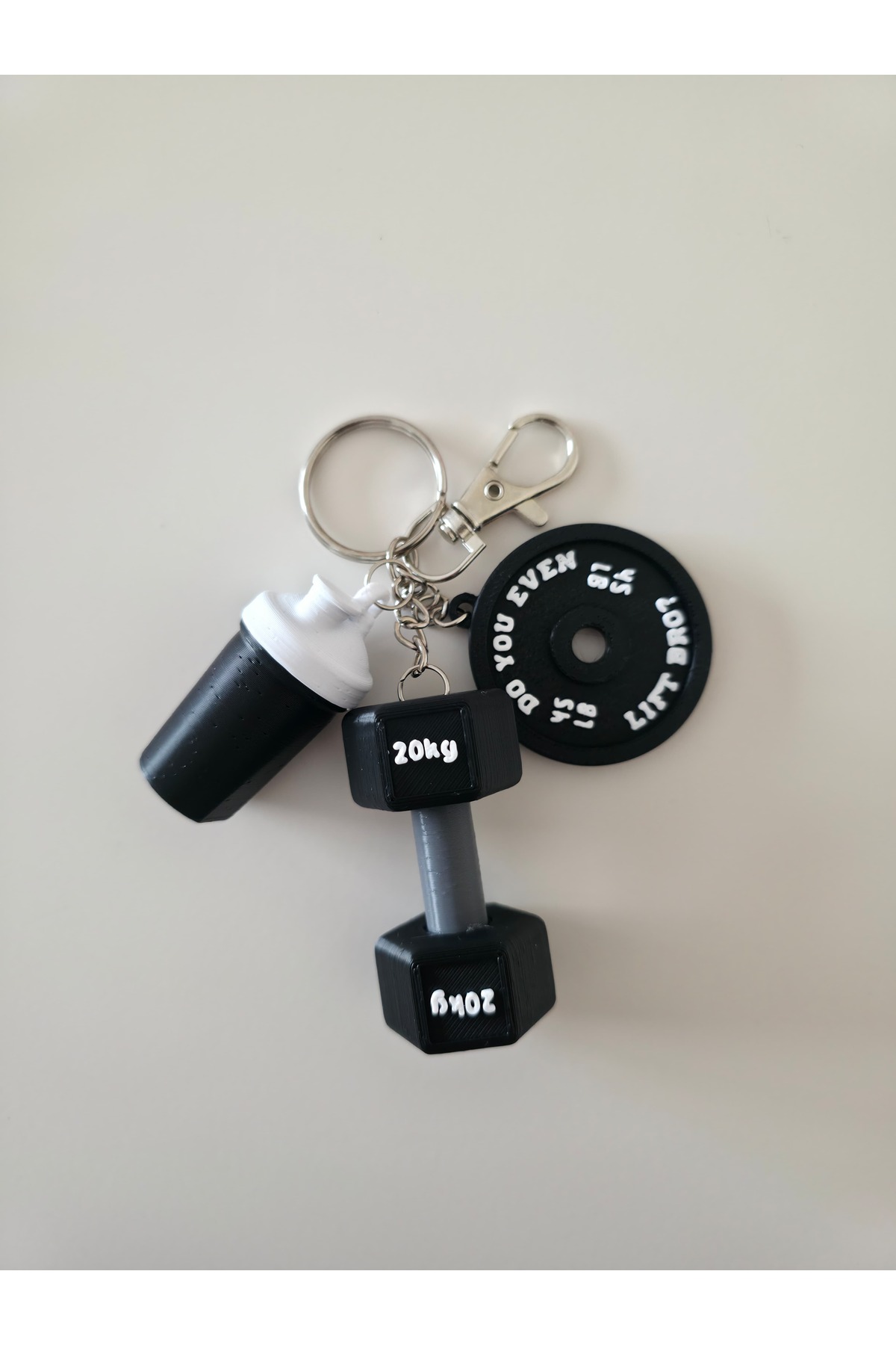 Sports Gym Keychain, Bag Charm Ornament