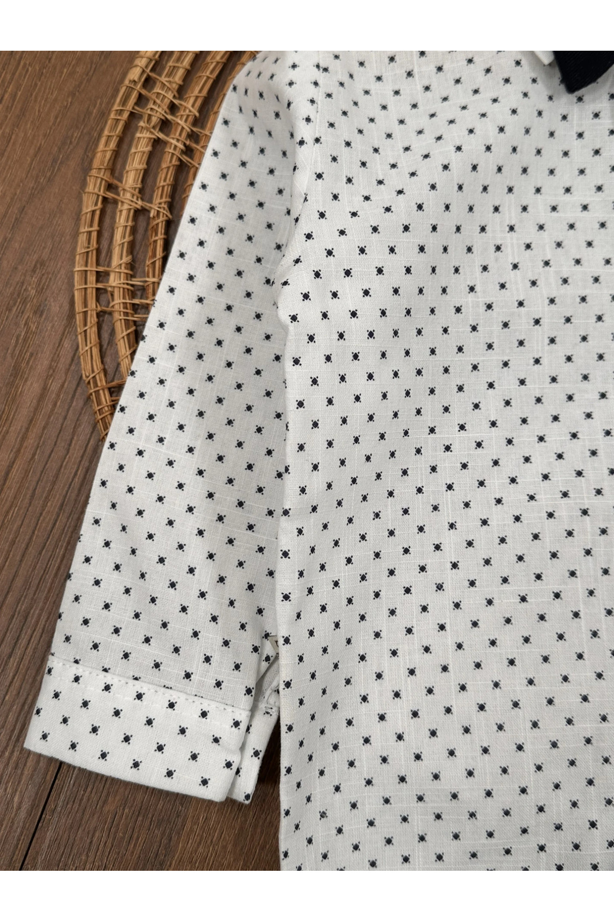 Bolly Baby Askı Kemerli Papyonlu Likralı Kot Pantolon Erkek Bebek/Çocuk Takım fotoğrafı 5 (önizleme)