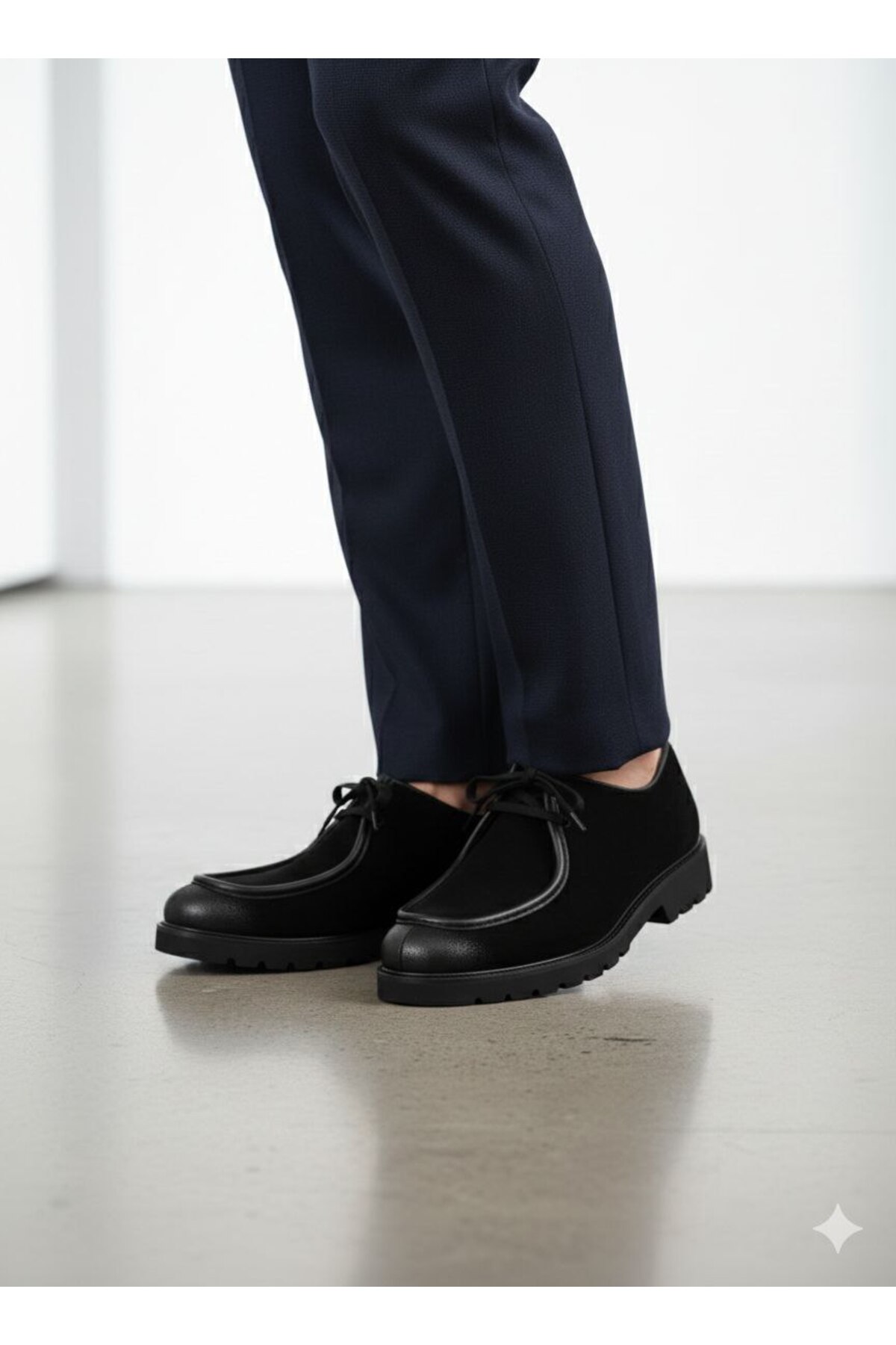 UZR  Erkek Sisle Model Hakiki Deri Ayakkabı - Görsel 2