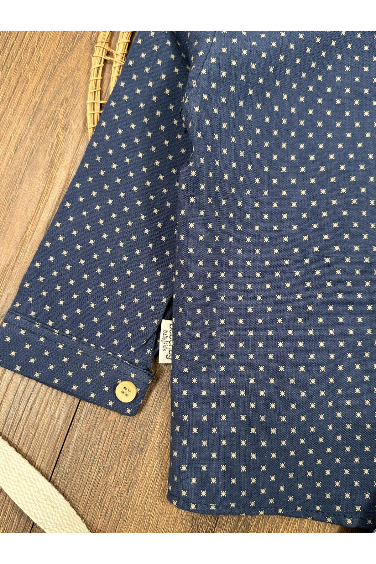 Bolly Baby Askı Kemerli Papyonlu Likralı Kot Pantolon Erkek Bebek/Çocuk Takım fotoğrafı 5 (önizleme)