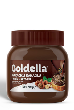 Goldella Parçacıklı Kakaolu Fındık Kreması (%25) 750 g
