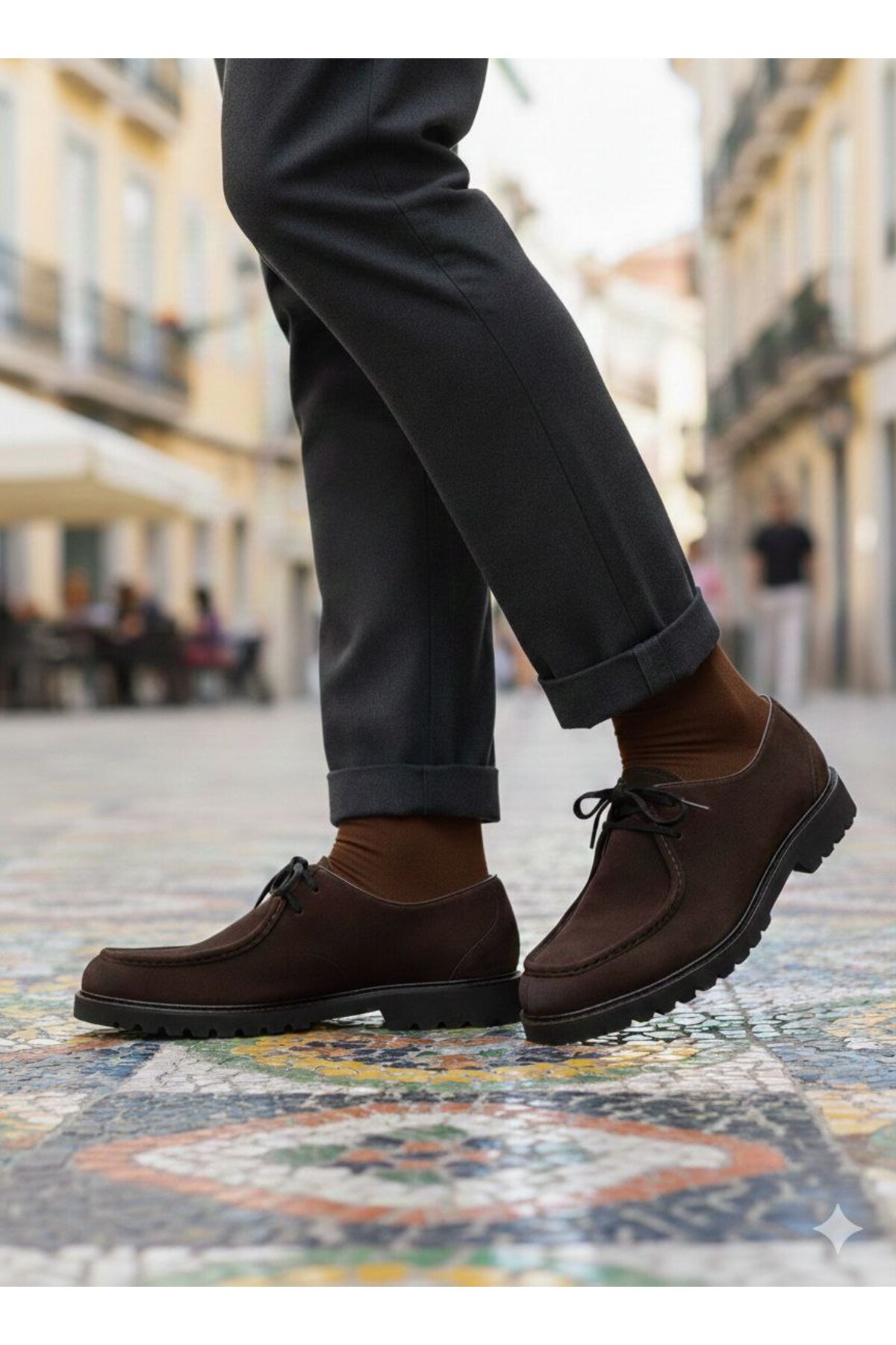 UZR  Erkek Sisle Model Hakiki Deri Ayakkabı