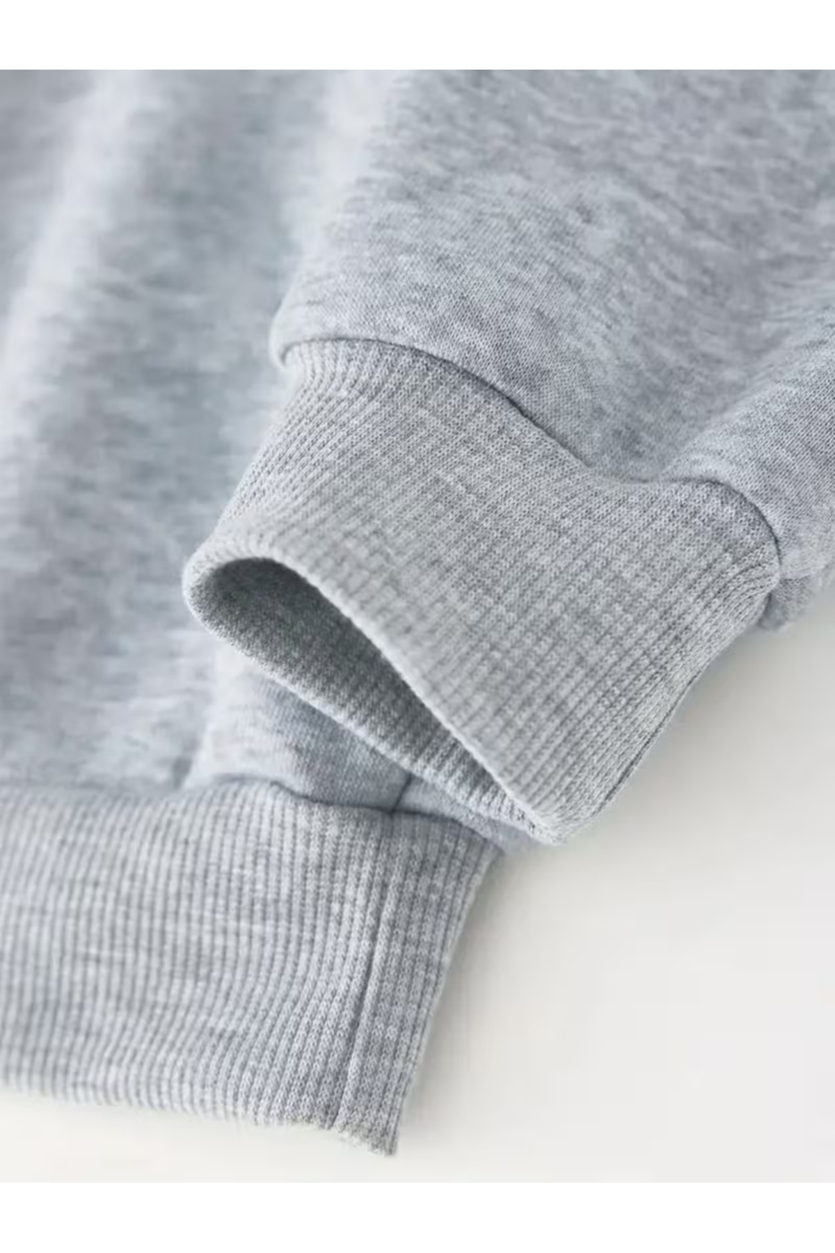 haha Çocuklar için Oversize Kapüşonsuz Sweatshirt fotoğrafı 5 (önizleme)