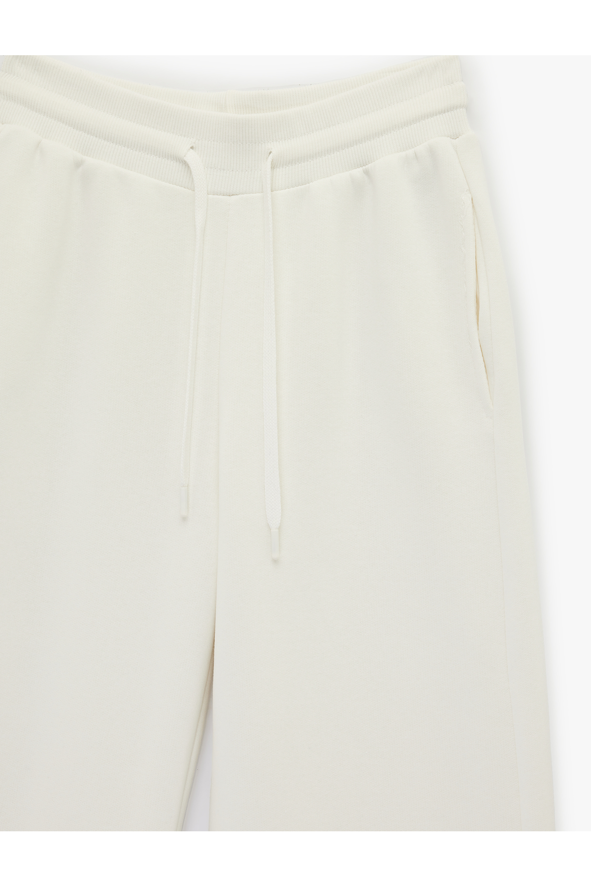 Koton  Üç İplik Şardonlu Cepli Beli Bağcıklı Jogger Eşofman Altı - Görsel 4