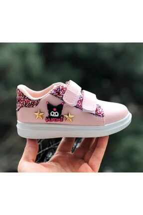 Pandalina Kız Çocuk Cırtlı Spor Ayakkabı Hologram Desenli Phylon (hafif) sneaker