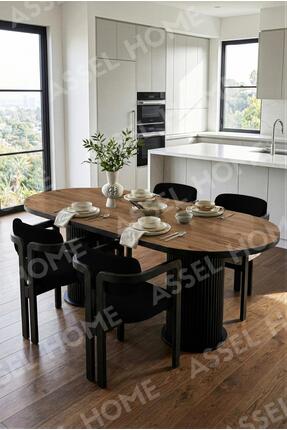 ah assel home Nidya Bohem Ayak 4'lü Tokyo Metal Demonte Sandalye 80x140 Masa ...