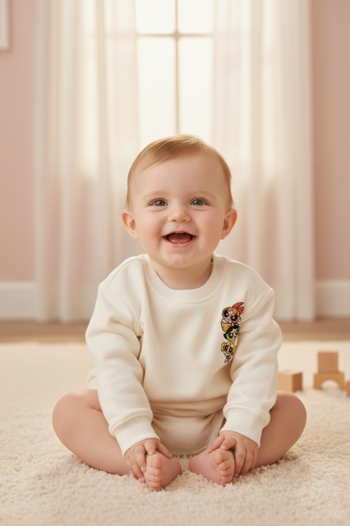 lilico Çocuk Pamuk Renkli Baskılı Oversize 2 İp 2'li Sweatshirt fotoğrafı 3 (önizleme)