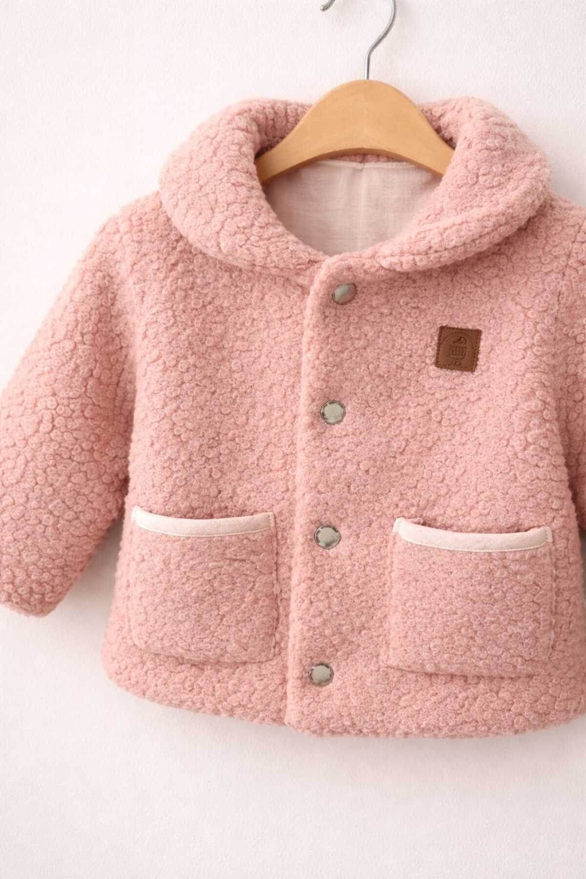 kidsense Müslin Astar Detaylı Welsoft Peluş Bebek Mont fotoğrafı 3 (önizleme)