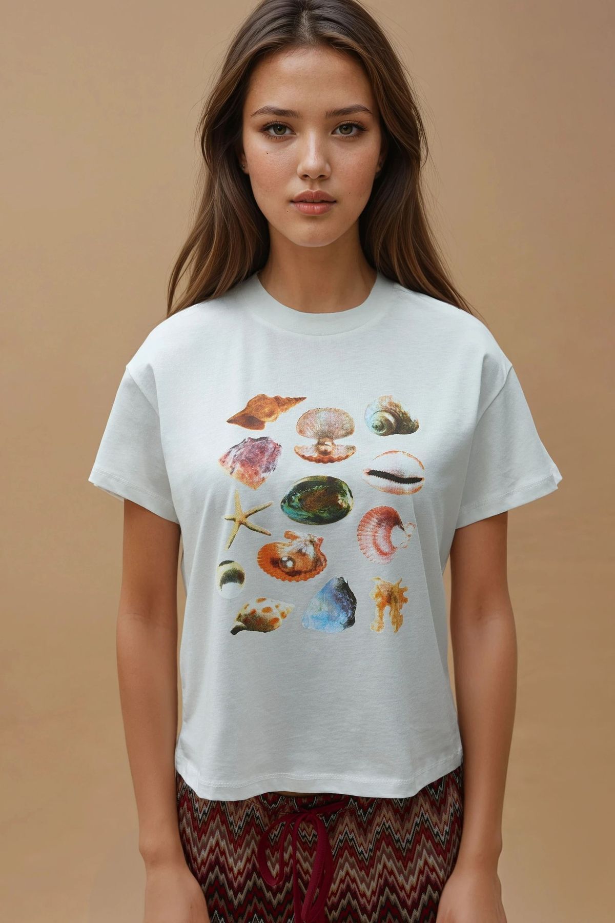 Hiccup  Baskı Detaylı Regular Fit Bisiklet Yakalı %100 Pamuklu T-shirt - Görsel 6