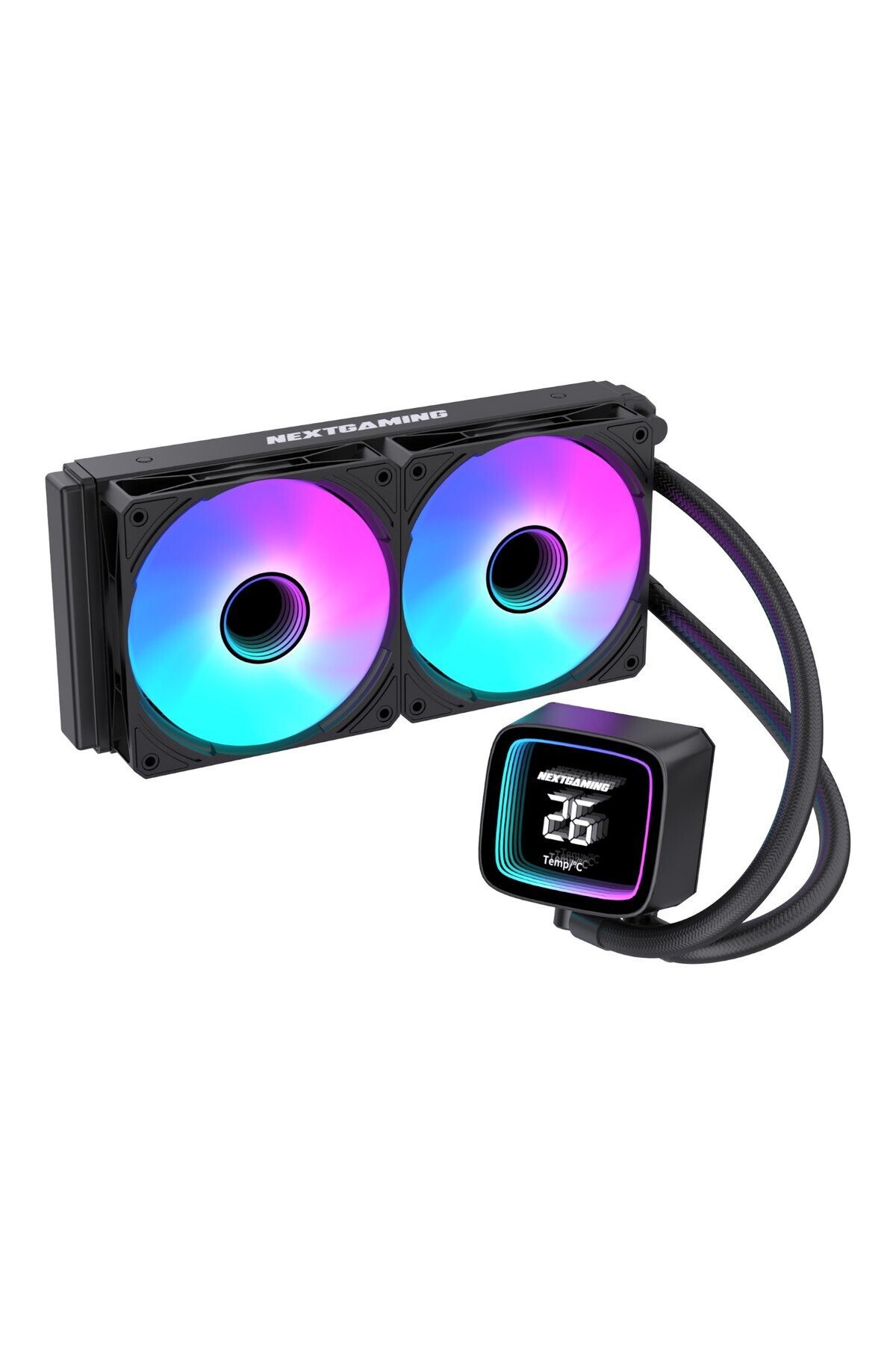 Next Gaming NG-240C Nitro Cool 240mm ARGB Fanlı Derece Göstergeli
