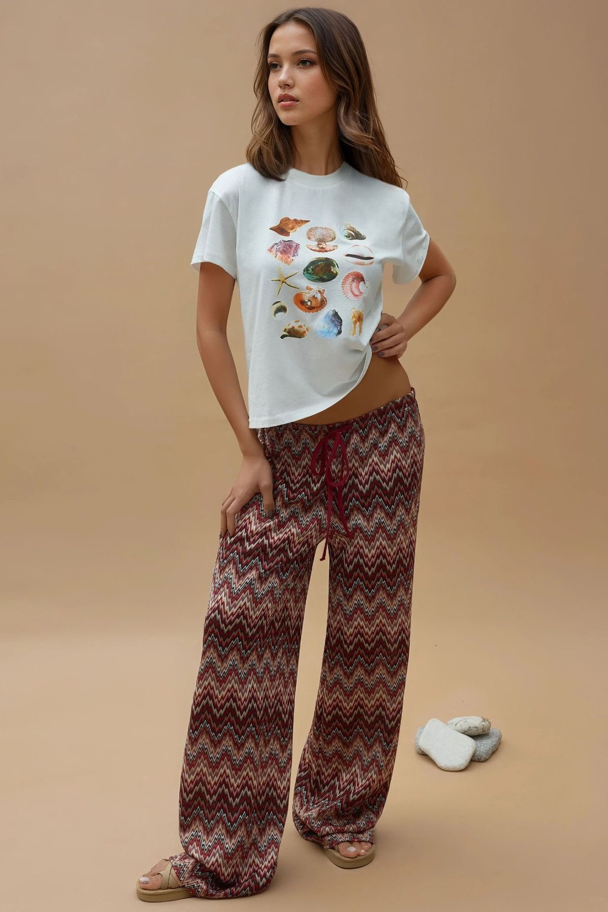 Hiccup  Baskı Detaylı Regular Fit Bisiklet Yakalı %100 Pamuklu T-shirt - Görsel 2