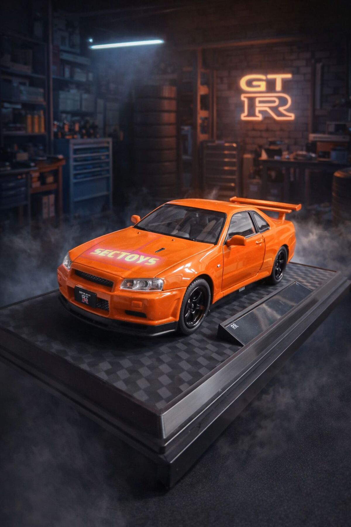 scntoys Fast And Furious Nissan Skyline Gtr-34 Diecast Model Araba